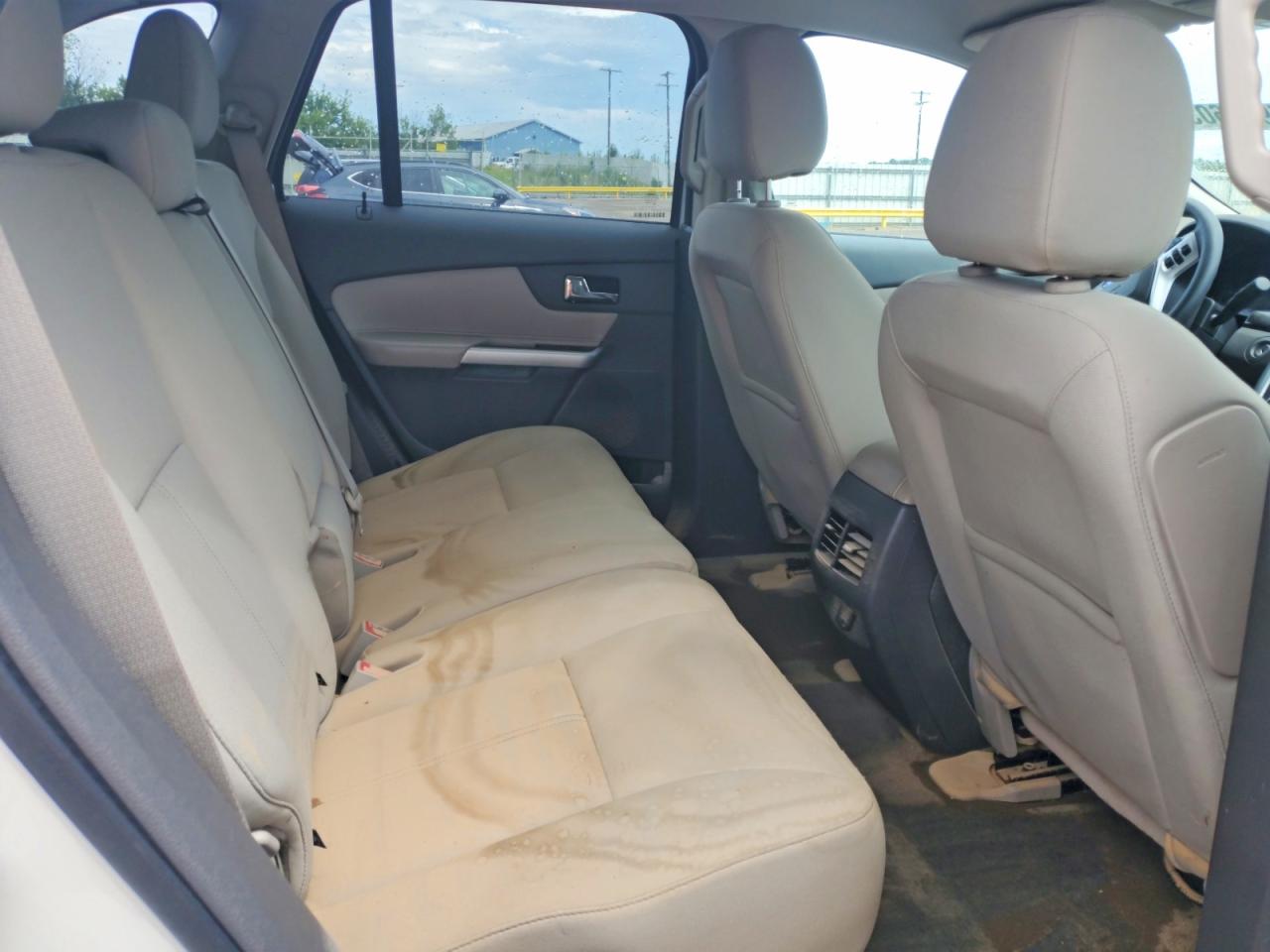 2013 Ford Edge Se White vin: 2FMDK3G93DBE32180