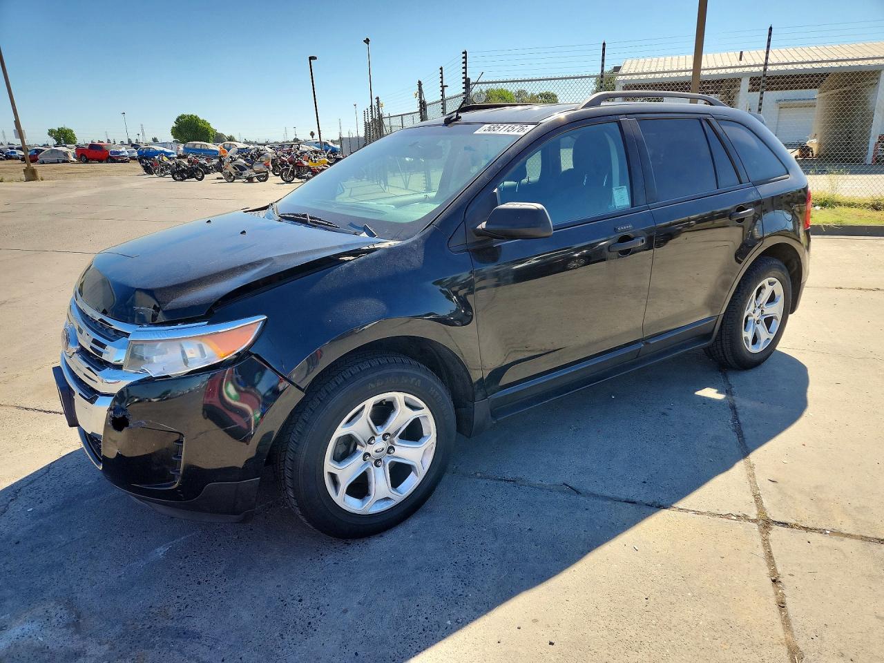 2013 Ford Edge Se Black vin: 2FMDK3G94DBA13657