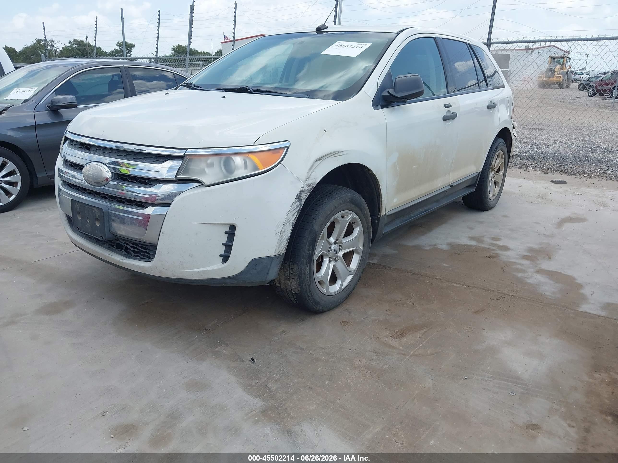 2012 Ford Edge Se White vin: 2FMDK3G95CBA07929
