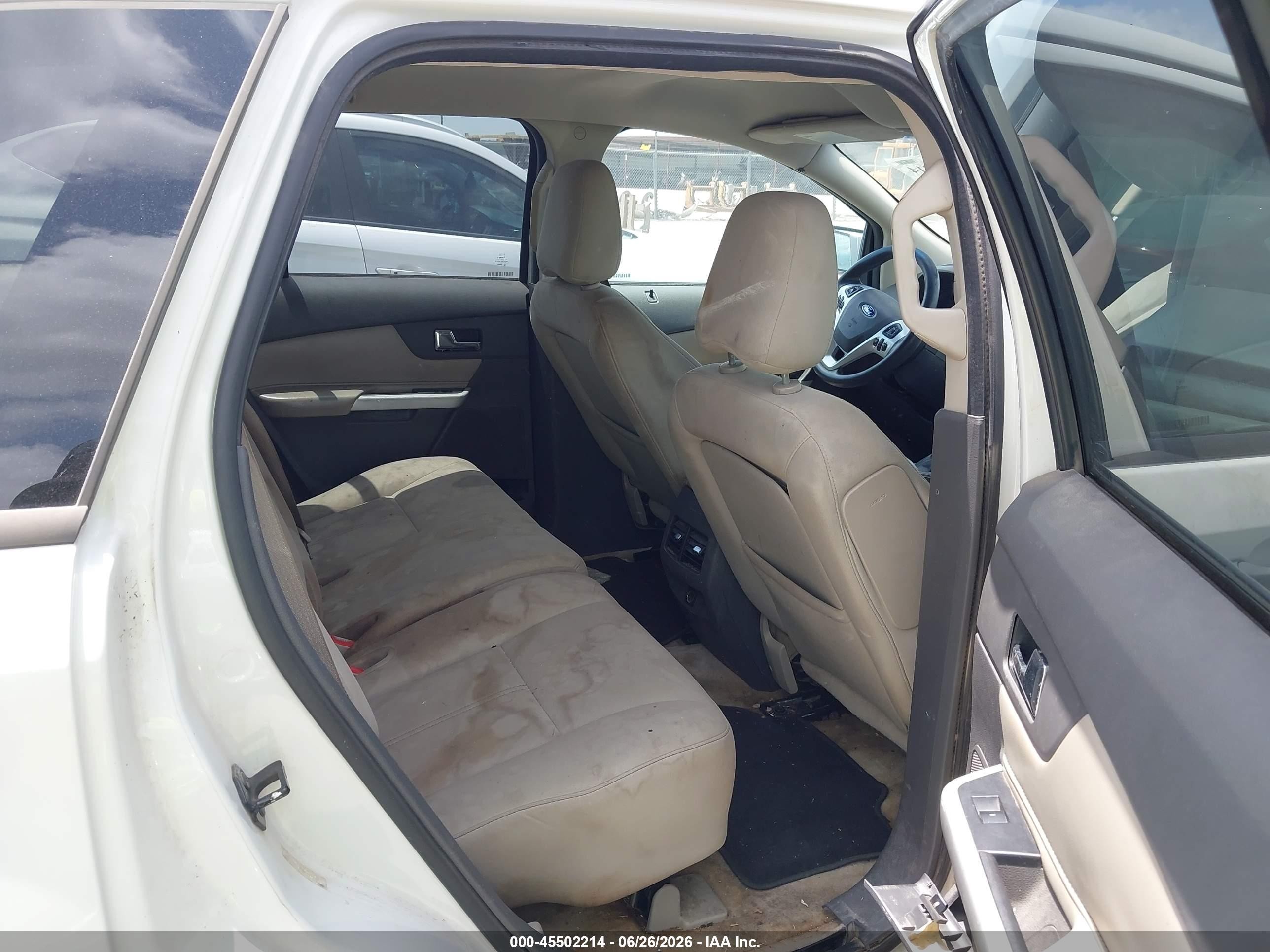 2012 Ford Edge Se White vin: 2FMDK3G95CBA07929