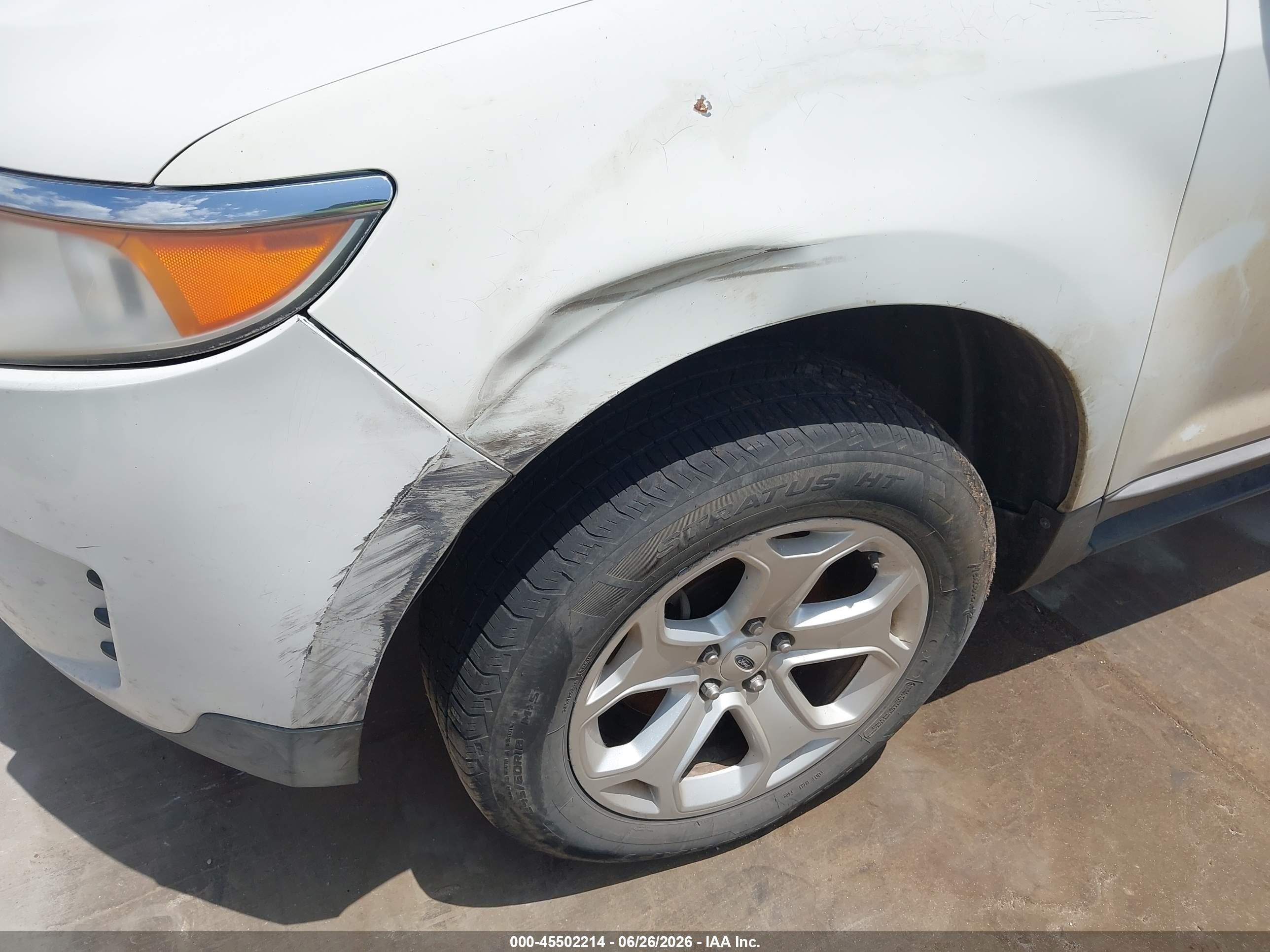 2012 Ford Edge Se White vin: 2FMDK3G95CBA07929