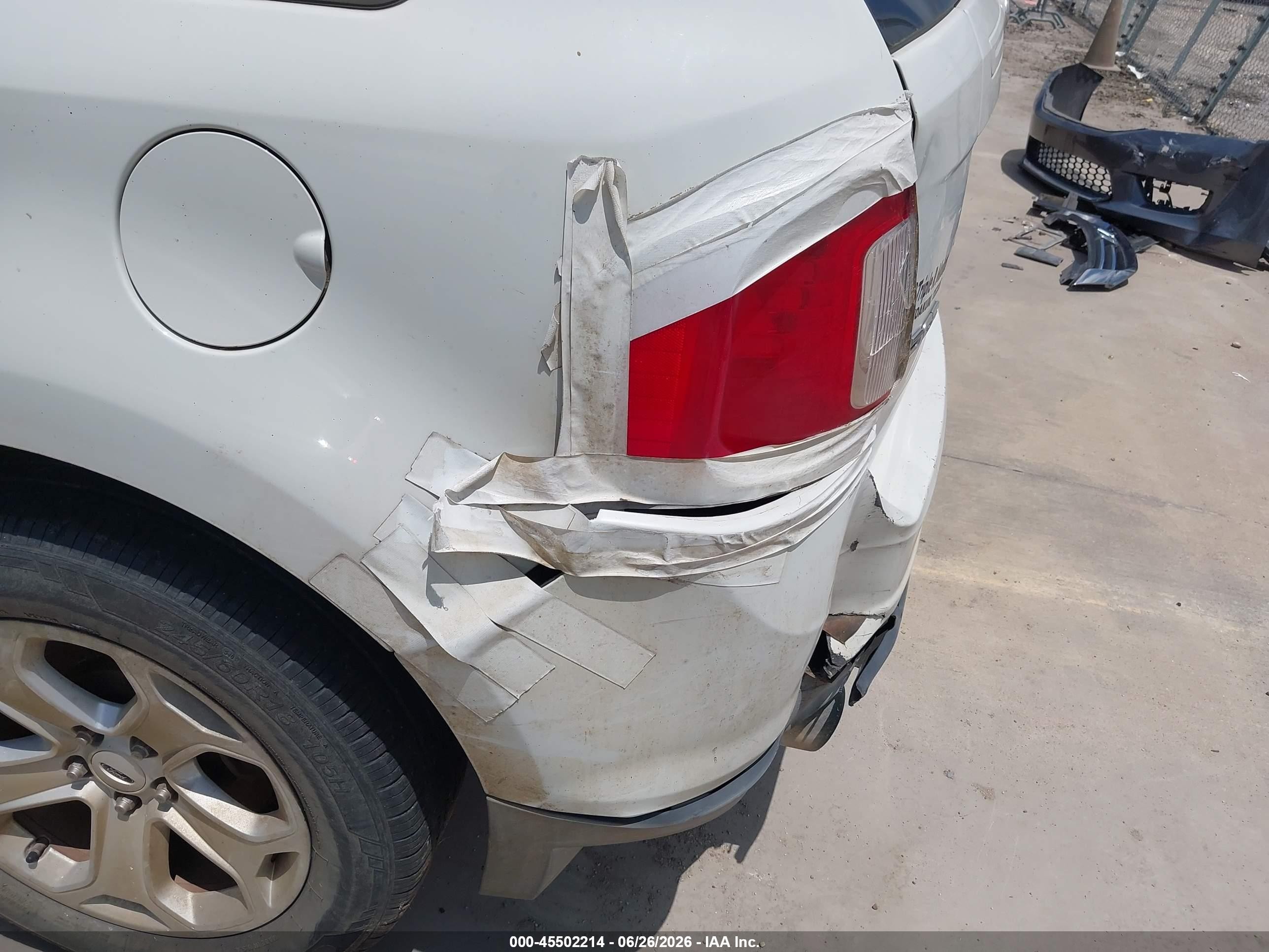 2012 Ford Edge Se White vin: 2FMDK3G95CBA07929