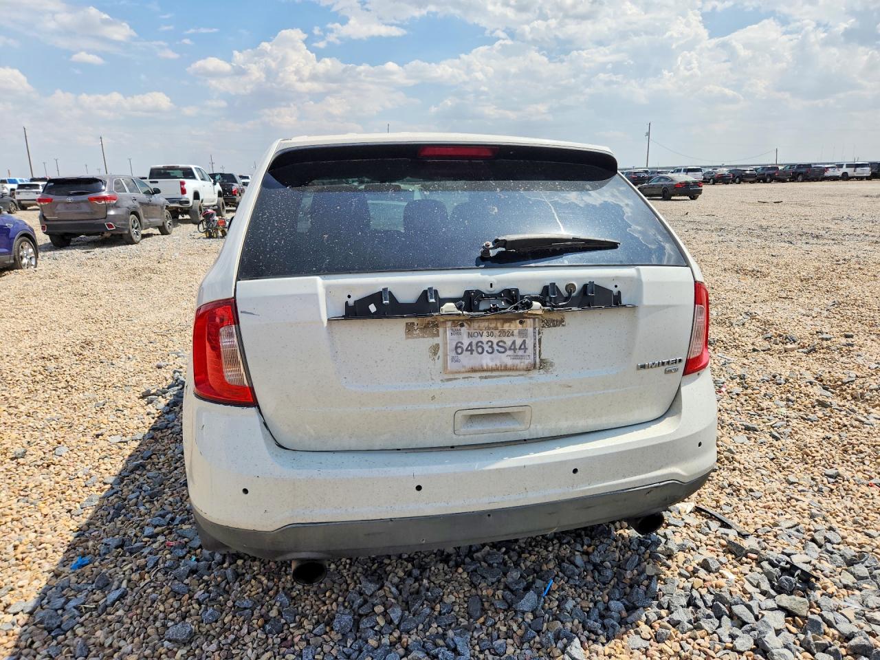 2013 Ford Edge Se White vin: 2FMDK3G96DBA83788