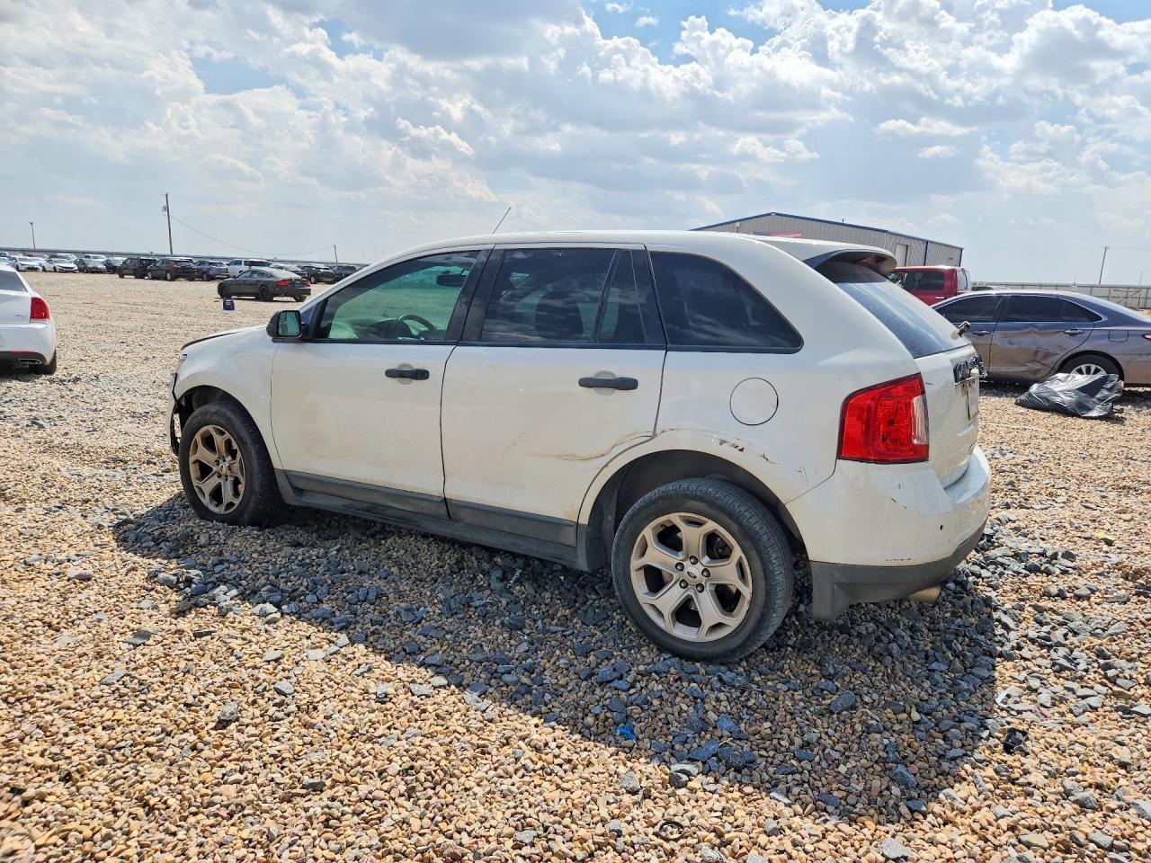2013 Ford Edge Se White vin: 2FMDK3G96DBA83788