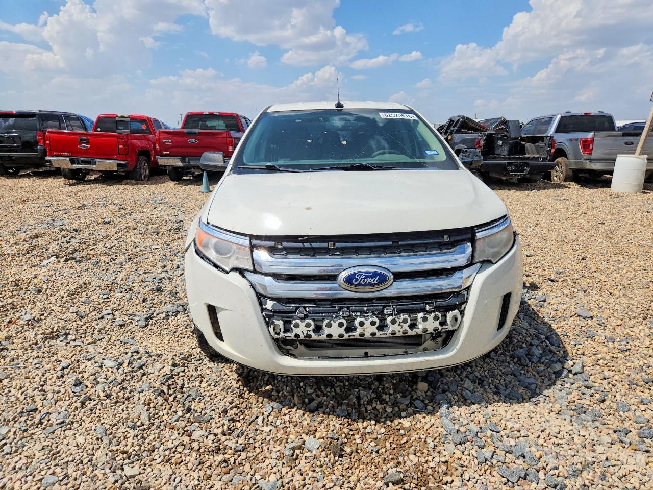2013 Ford Edge Se White vin: 2FMDK3G96DBA83788