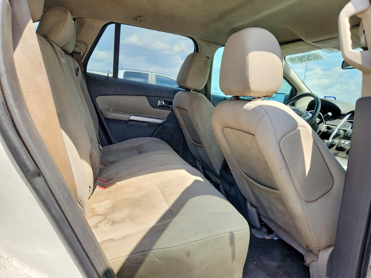 2013 Ford Edge Se White vin: 2FMDK3G96DBA83788