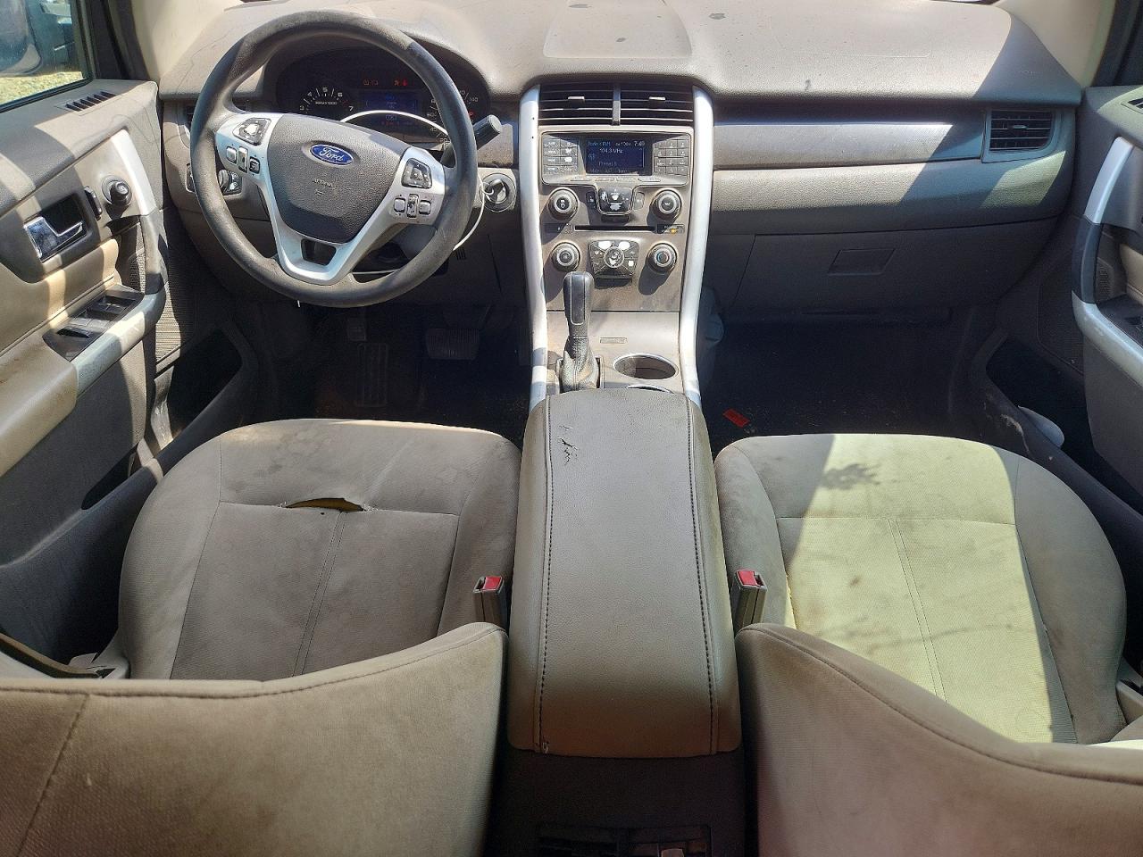 2013 Ford Edge Se White vin: 2FMDK3G96DBA83788