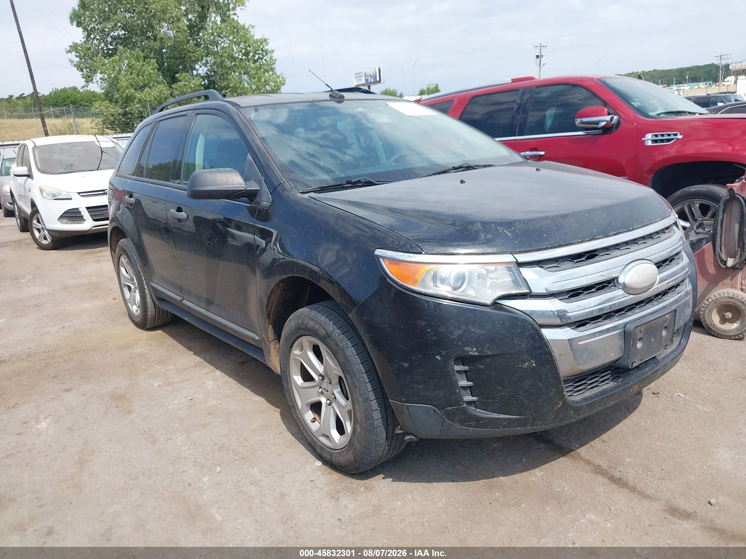 2013 Ford Edge Se Black vin: 2FMDK3G96DBB14361