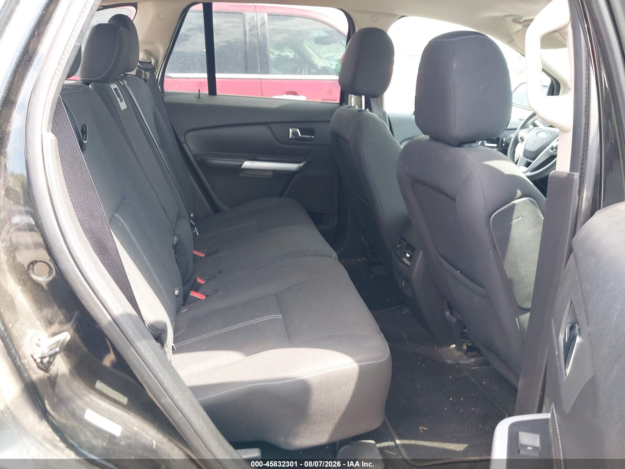 2013 Ford Edge Se Black vin: 2FMDK3G96DBB14361