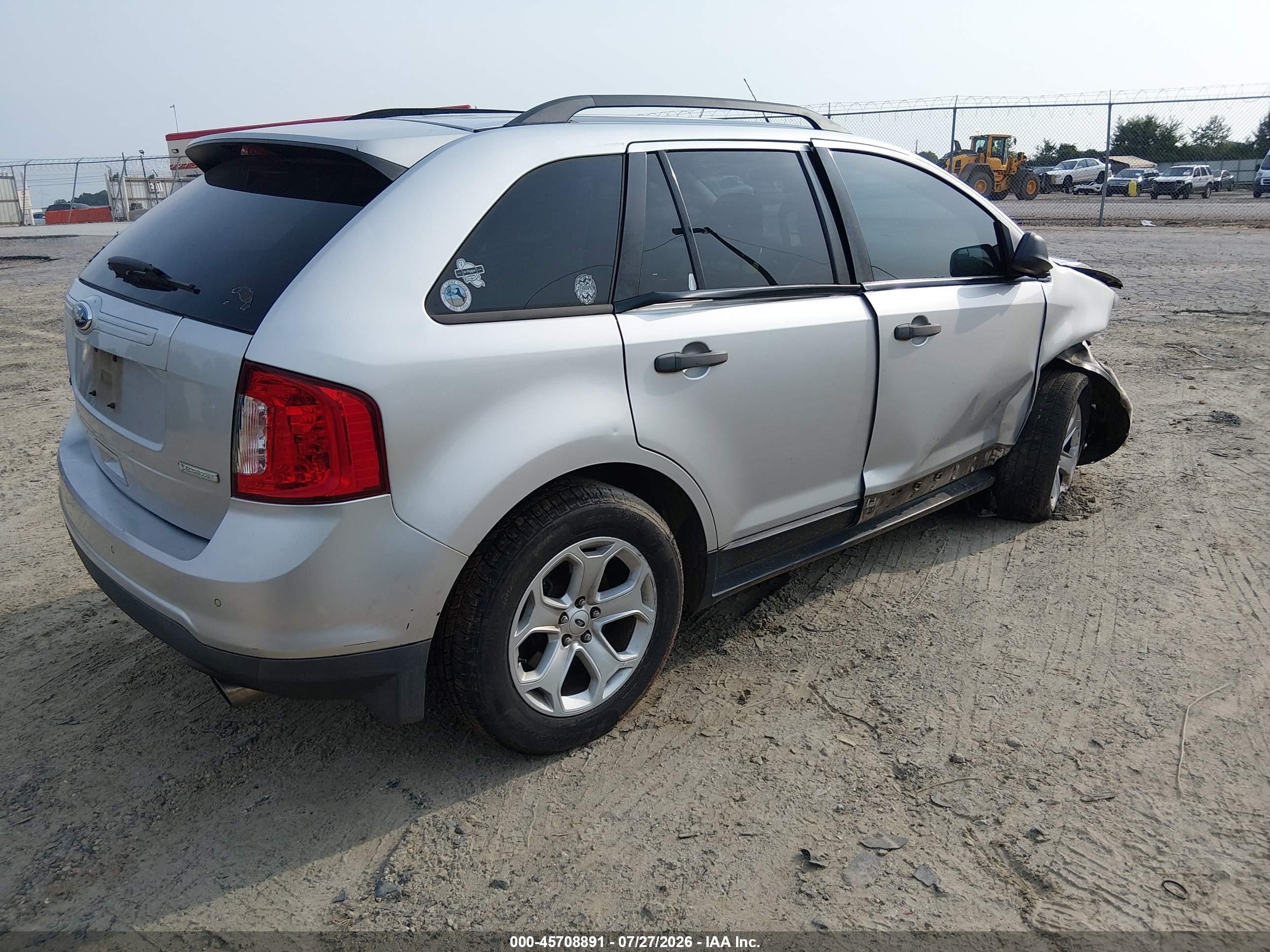 2012 Ford Edge Se Silver vin: 2FMDK3G97CBA39670
