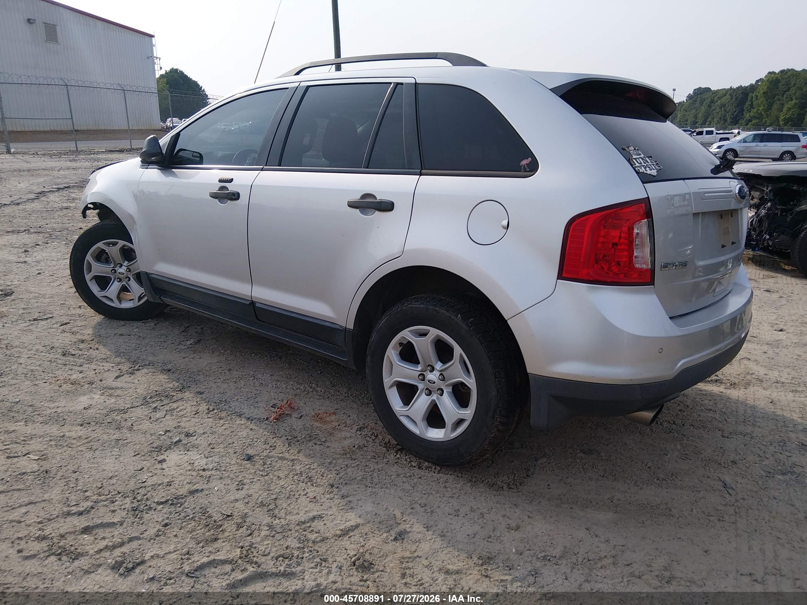 2012 Ford Edge Se Silver vin: 2FMDK3G97CBA39670