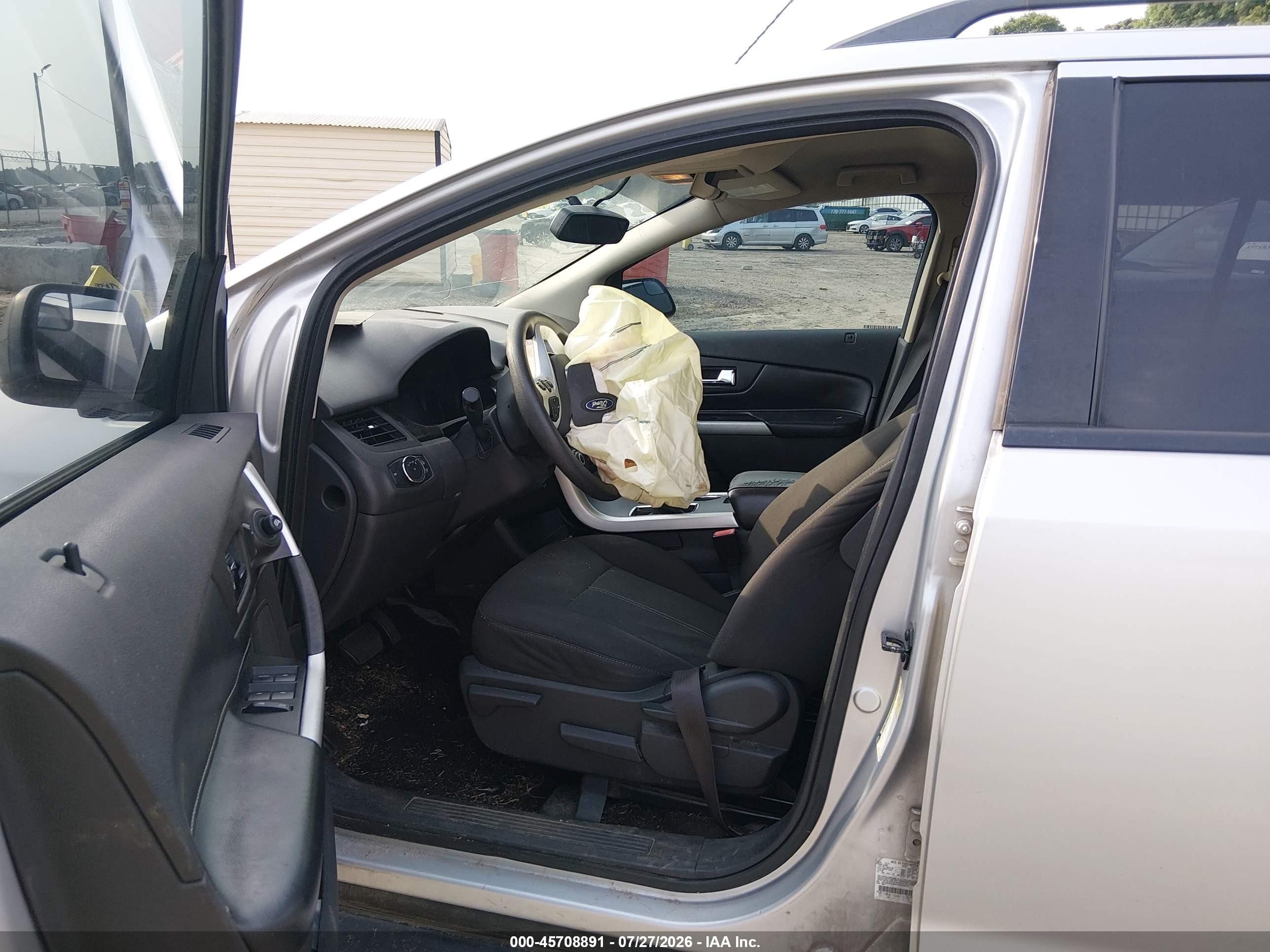2012 Ford Edge Se Silver vin: 2FMDK3G97CBA39670