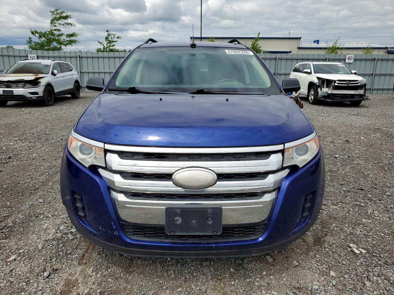 2013 Ford Edge Se Blue vin: 2FMDK3G98DBA81122
