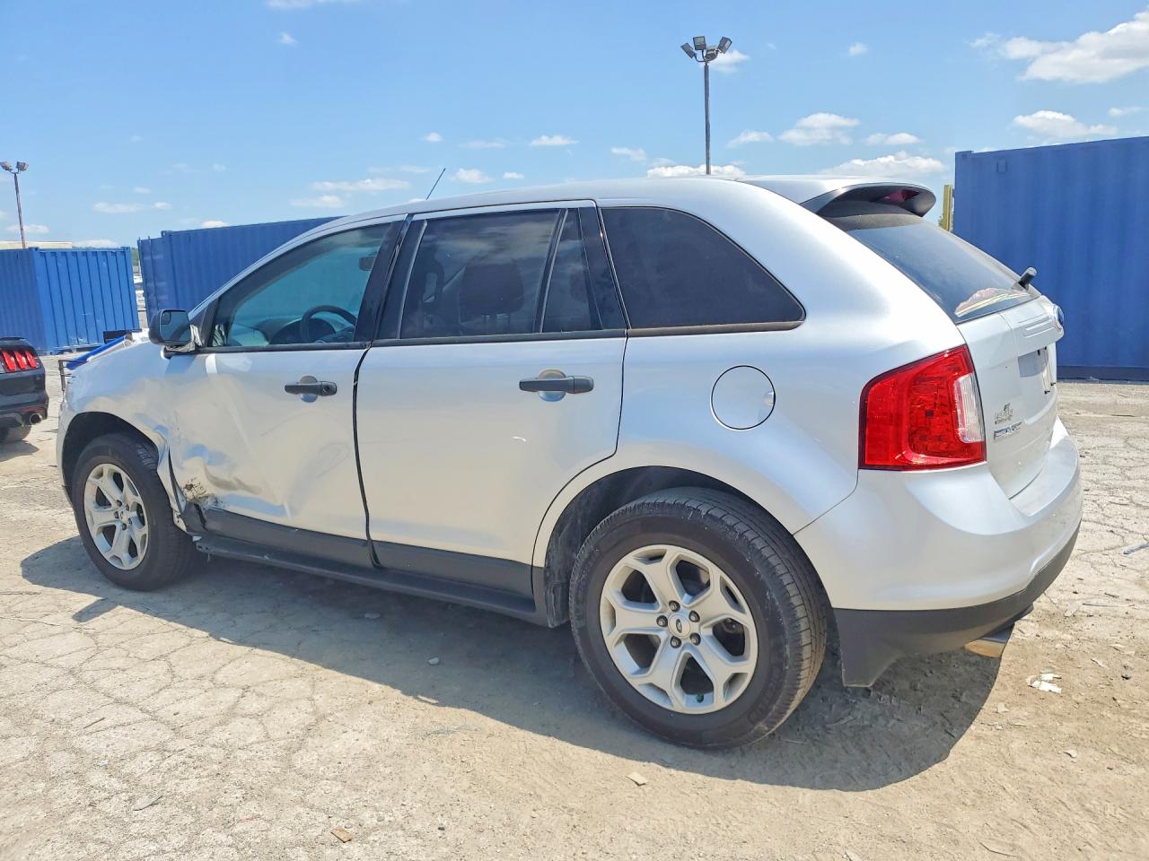 2013 Ford Edge Se Silver vin: 2FMDK3G98DBC22691