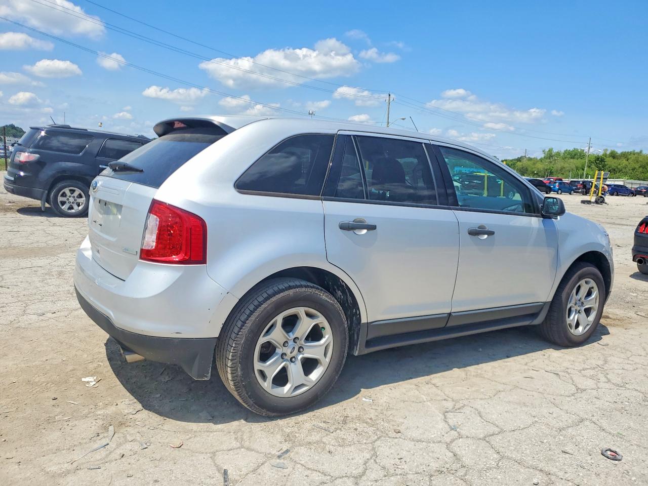 2013 Ford Edge Se Silver vin: 2FMDK3G98DBC22691