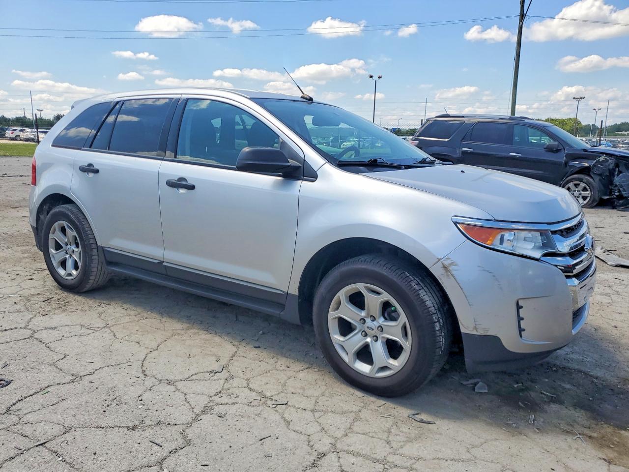 2013 Ford Edge Se Silver vin: 2FMDK3G98DBC22691