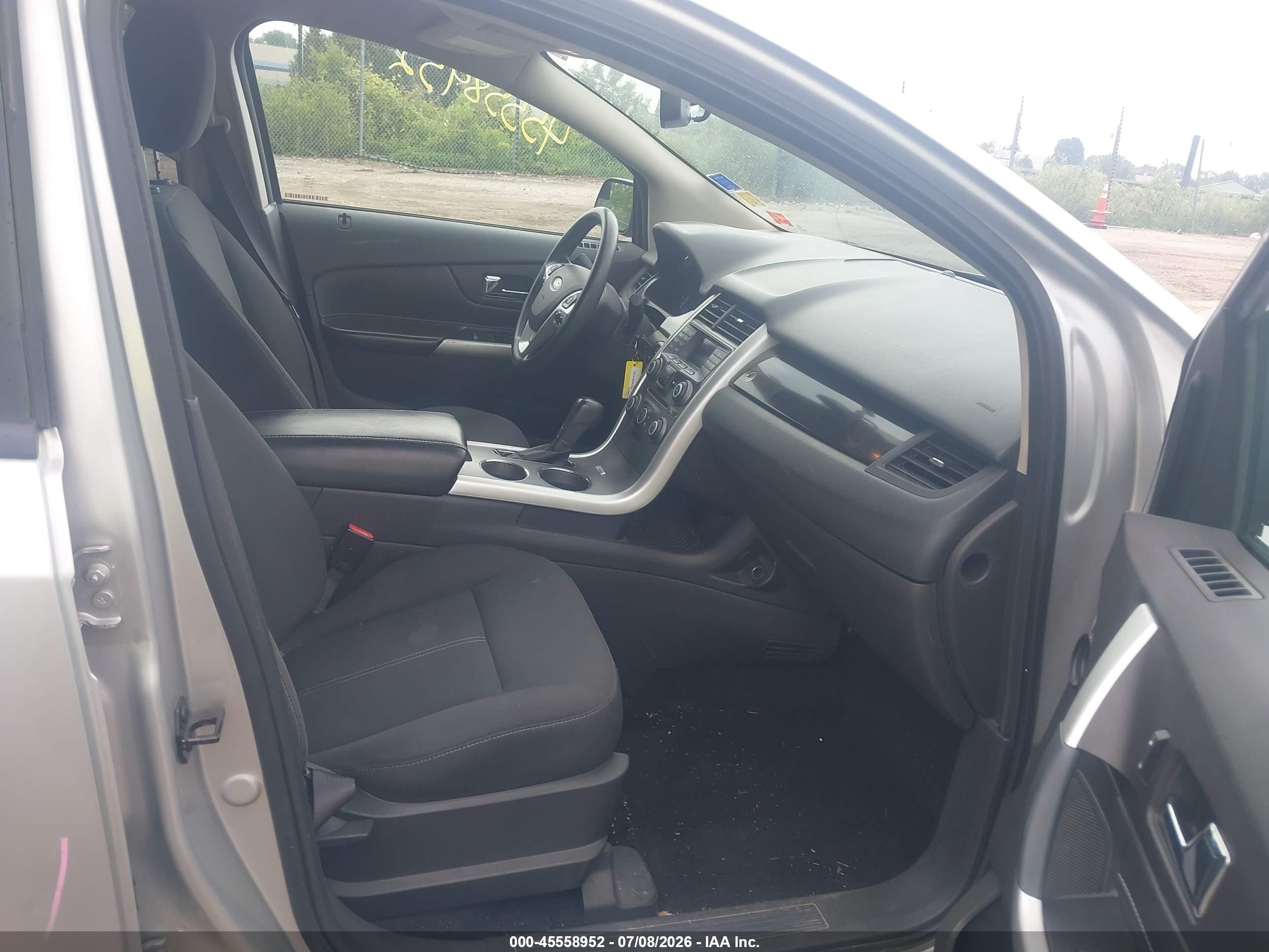 2013 Ford Edge Se Silver vin: 2FMDK3G99DBB52506
