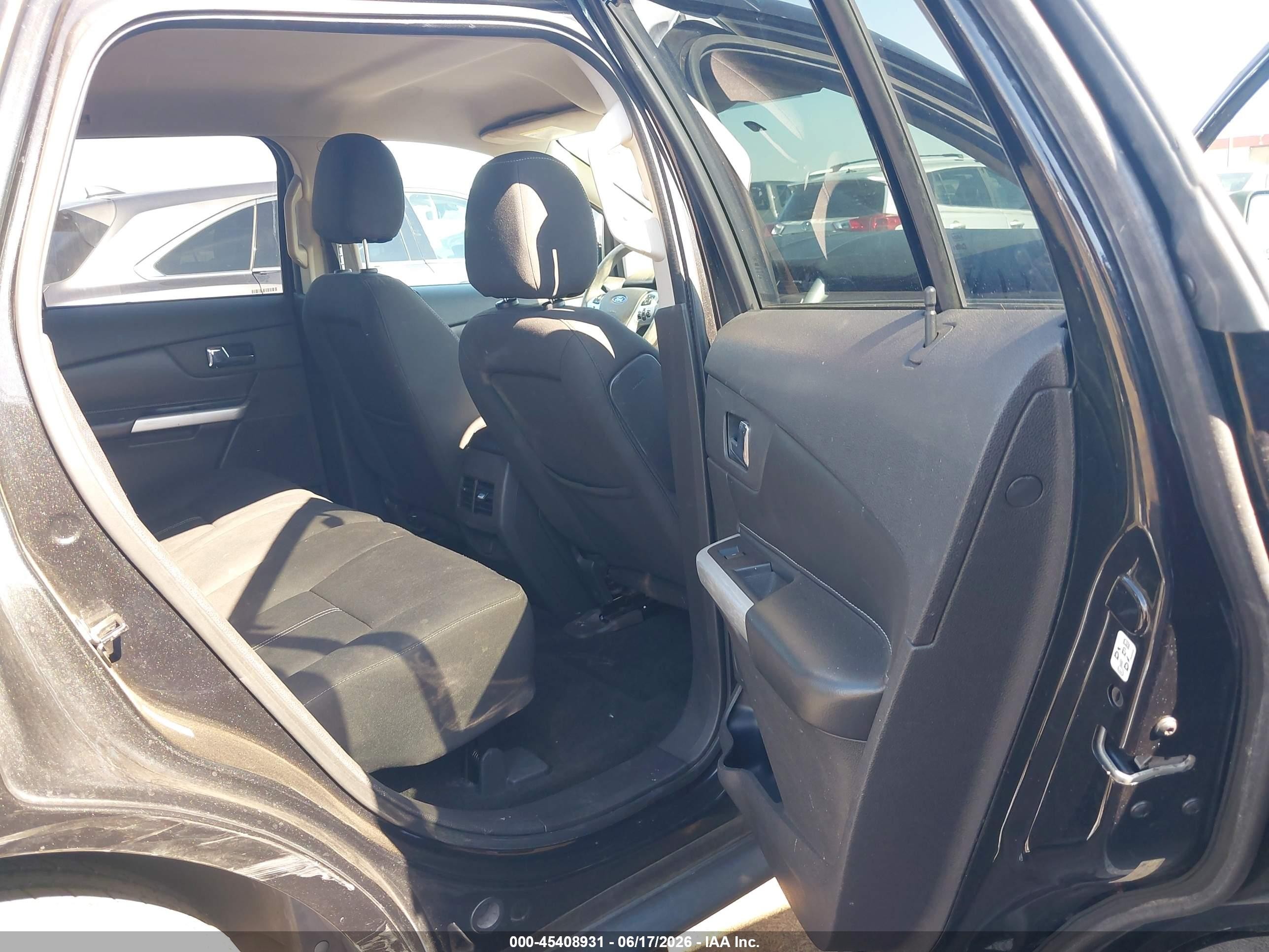 2013 Ford Edge Se Black vin: 2FMDK3G99DBC41296