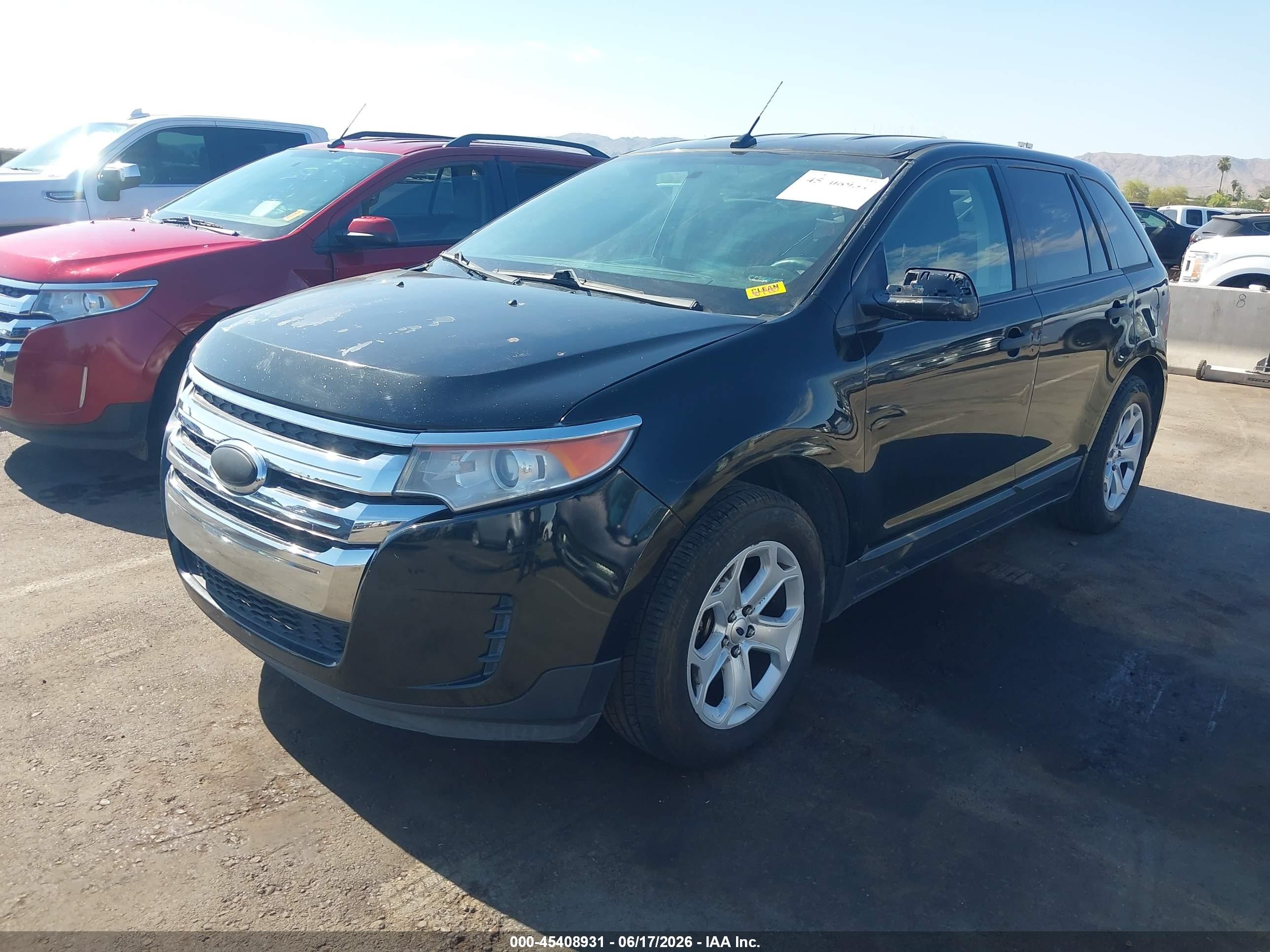 2013 Ford Edge Se Black vin: 2FMDK3G99DBC41296