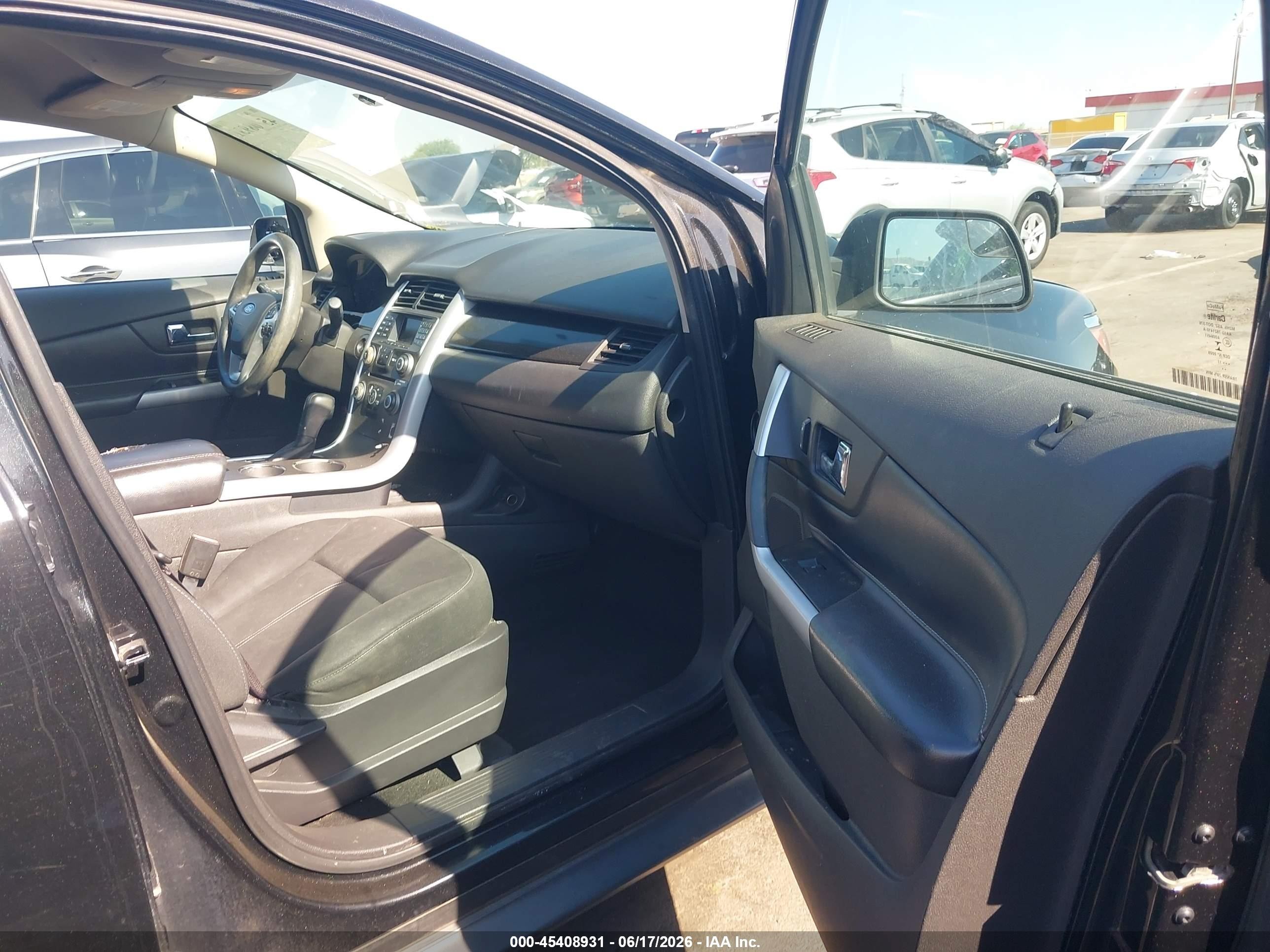 2013 Ford Edge Se Black vin: 2FMDK3G99DBC41296