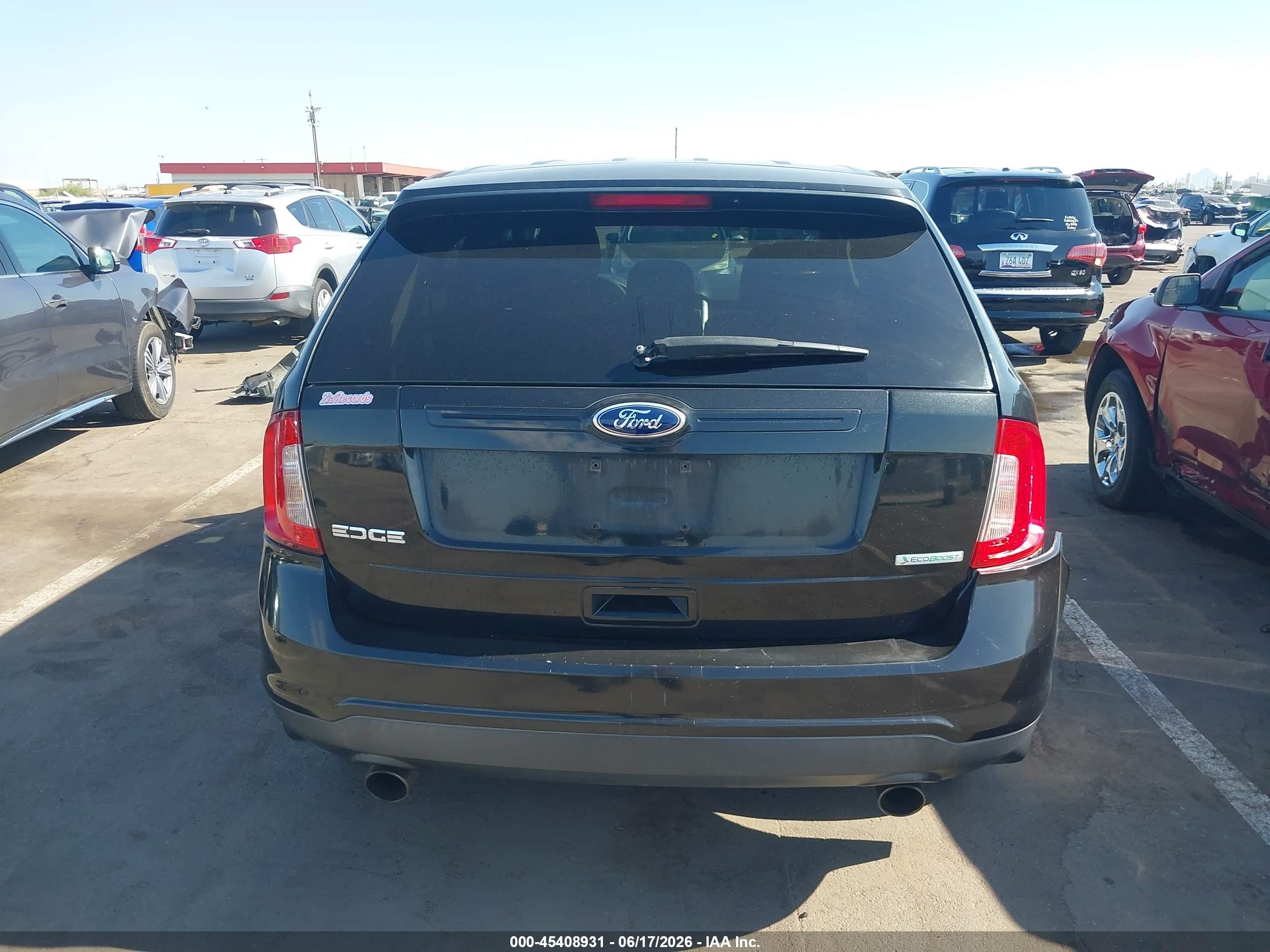 2013 Ford Edge Se Black vin: 2FMDK3G99DBC41296