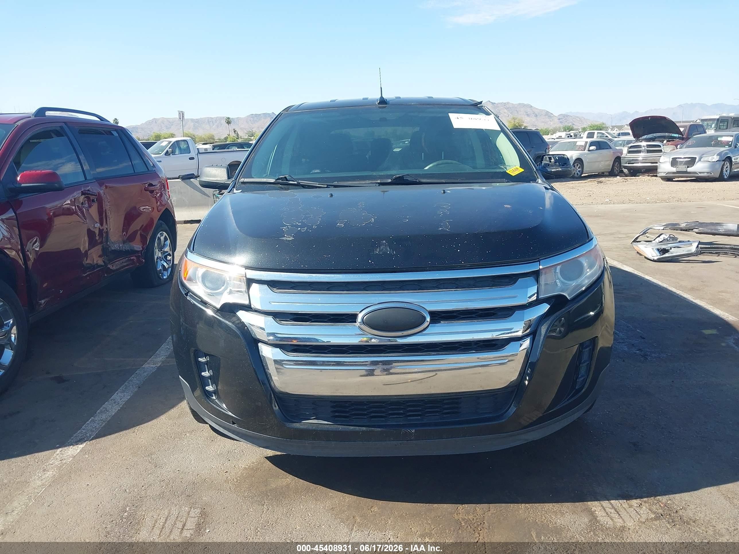 2013 Ford Edge Se Black vin: 2FMDK3G99DBC41296