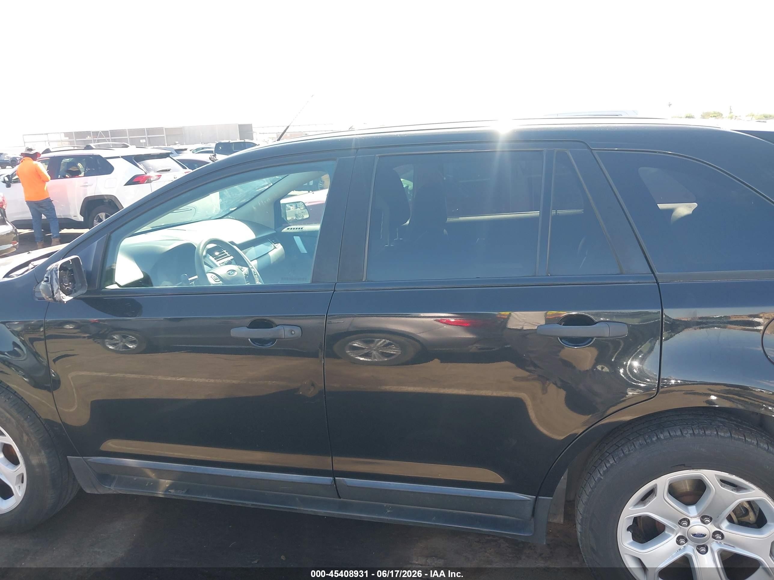 2013 Ford Edge Se Black vin: 2FMDK3G99DBC41296