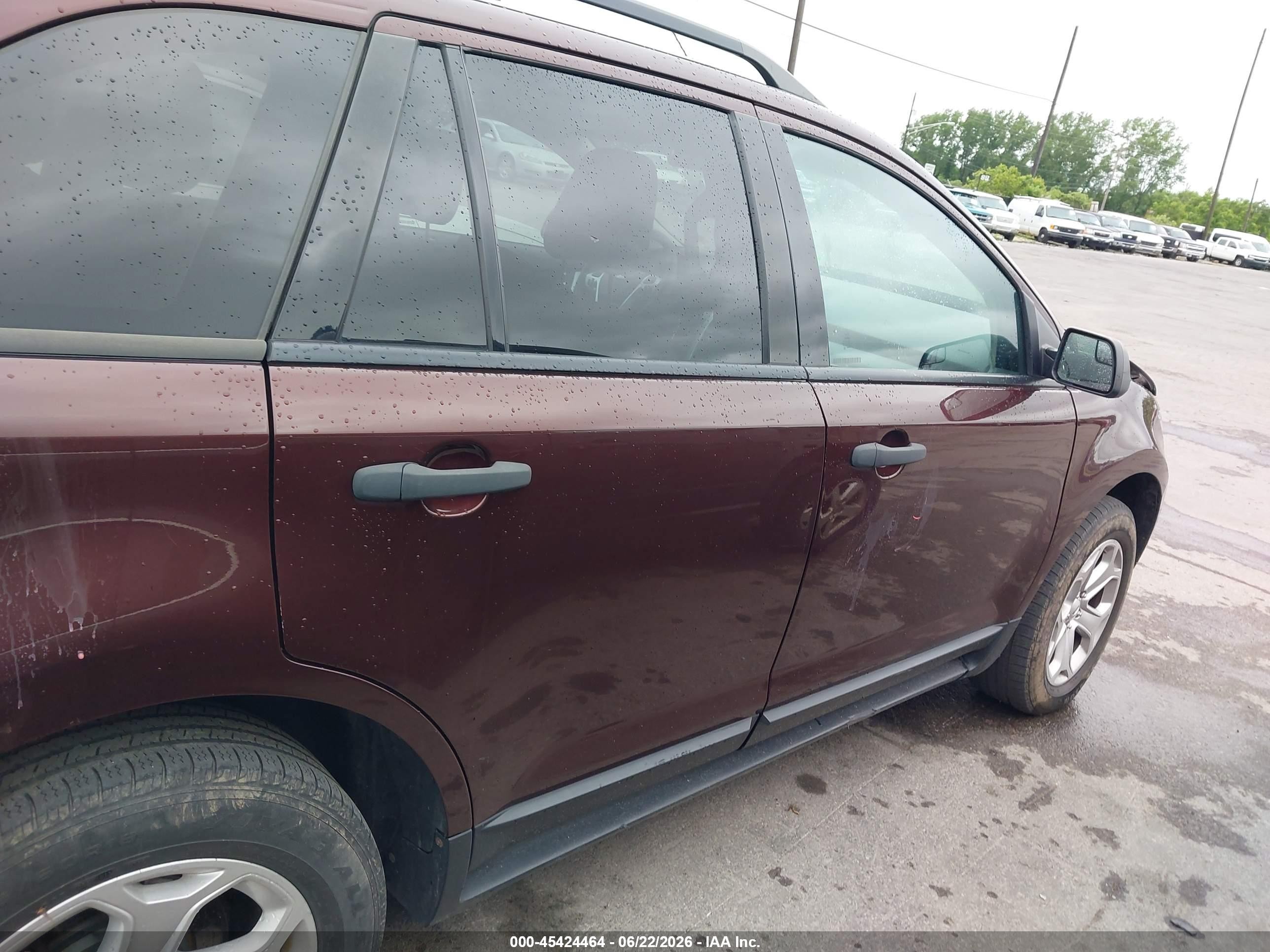 2012 Ford Edge Se Burgundy vin: 2FMDK3G9XCBA36651