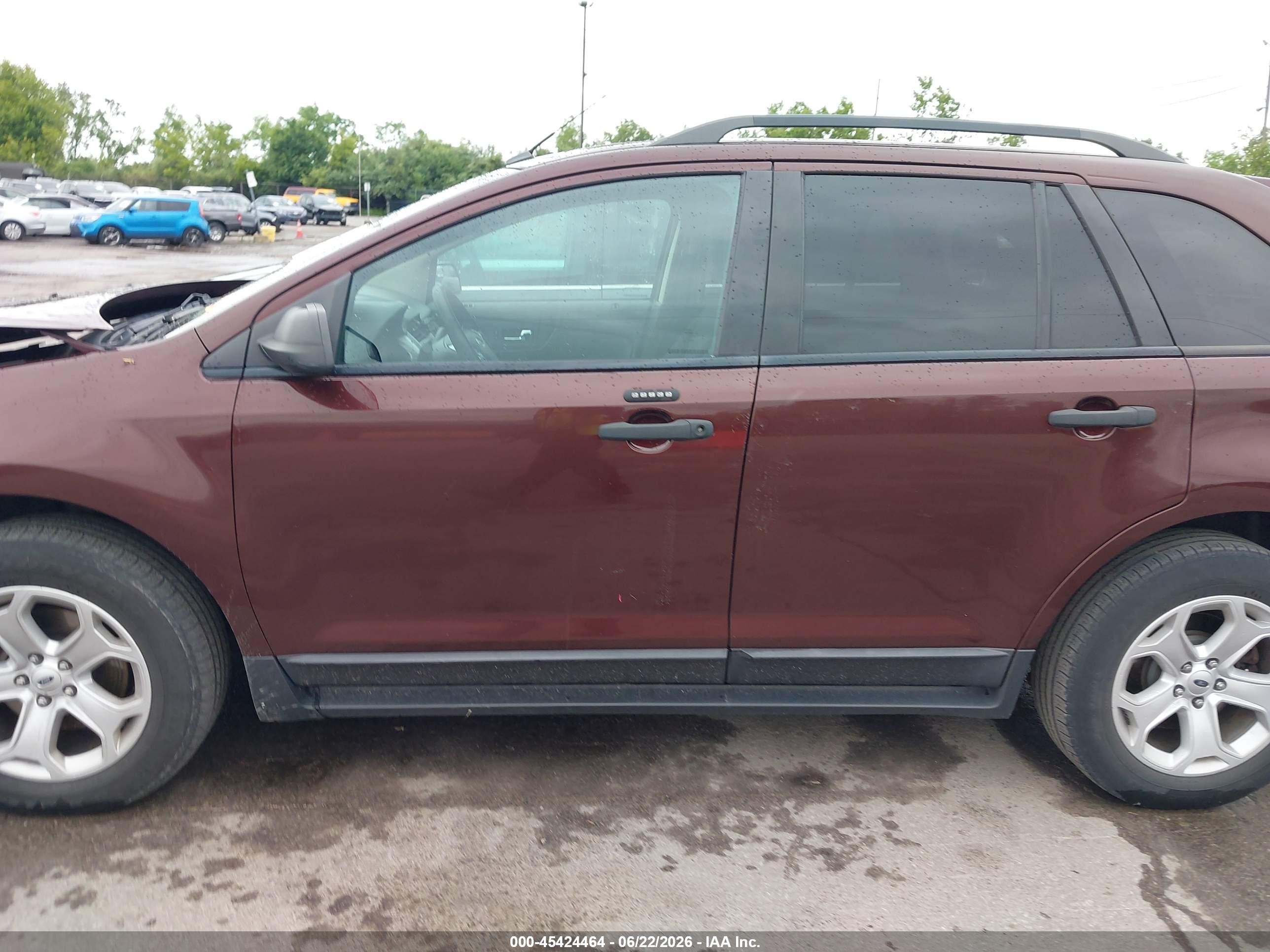 2012 Ford Edge Se Burgundy vin: 2FMDK3G9XCBA36651
