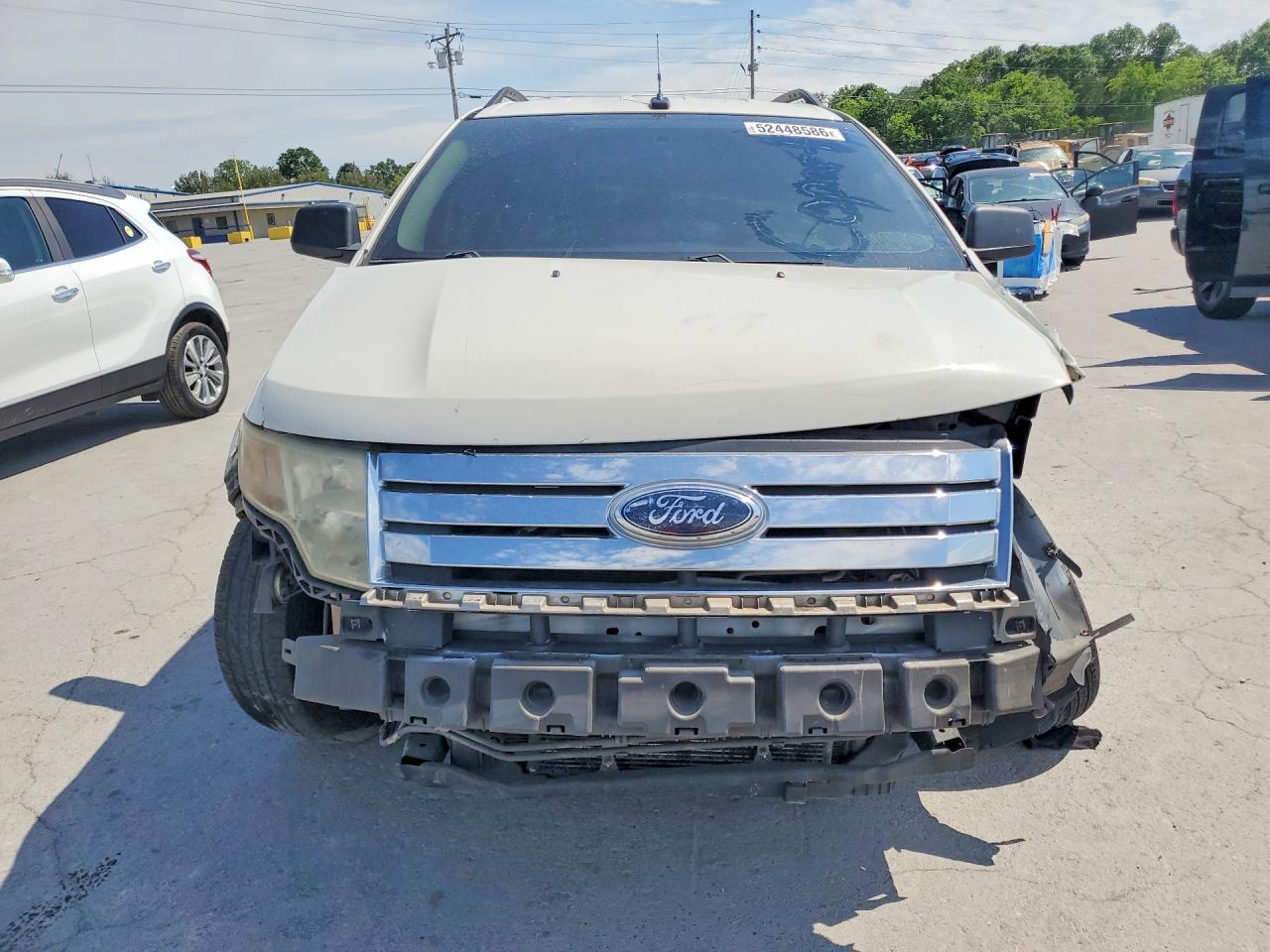 2010 Ford Edge Se White vin: 2FMDK3GC0ABB39084