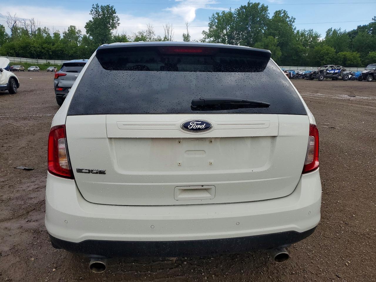 2011 Ford Edge Se White vin: 2FMDK3GC0BBA40055