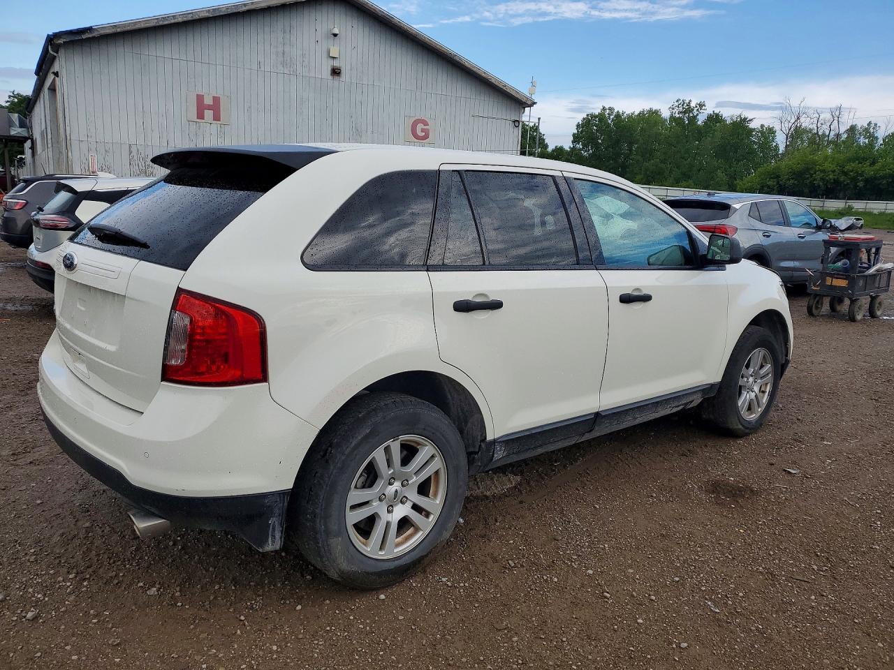 2011 Ford Edge Se White vin: 2FMDK3GC0BBA40055