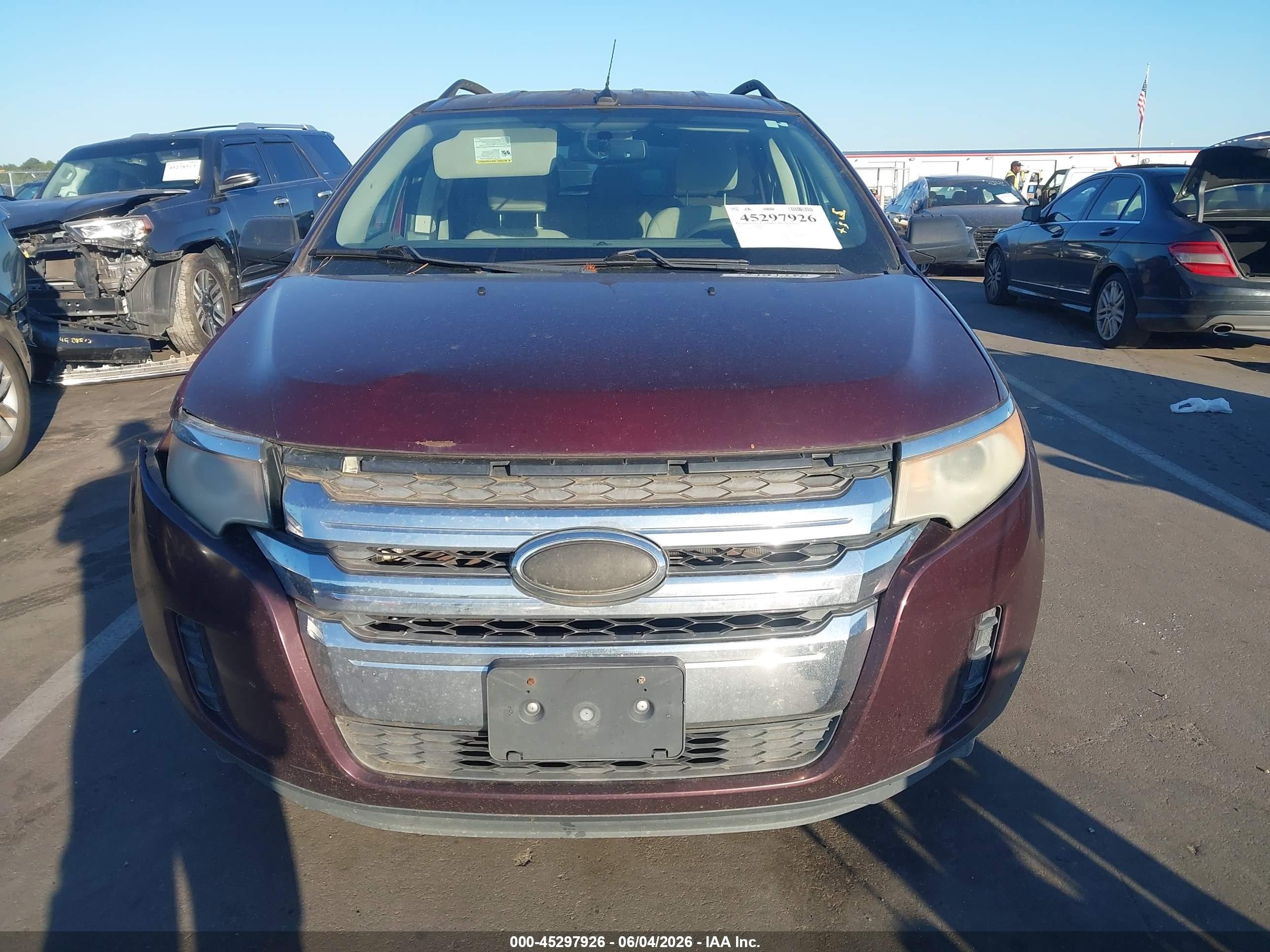 2011 Ford Edge Se Maroon vin: 2FMDK3GC0BBB12582