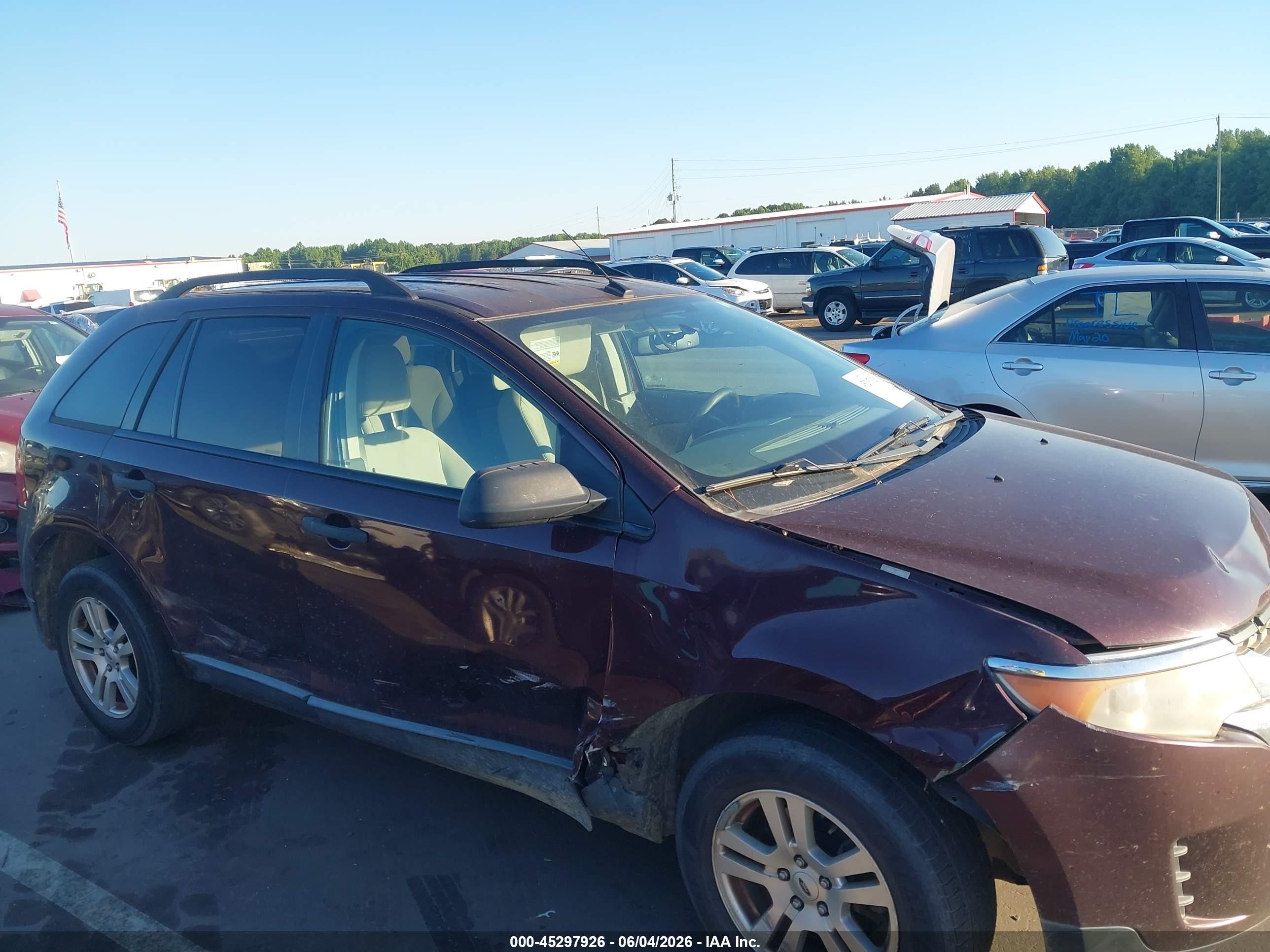 2011 Ford Edge Se Maroon vin: 2FMDK3GC0BBB12582