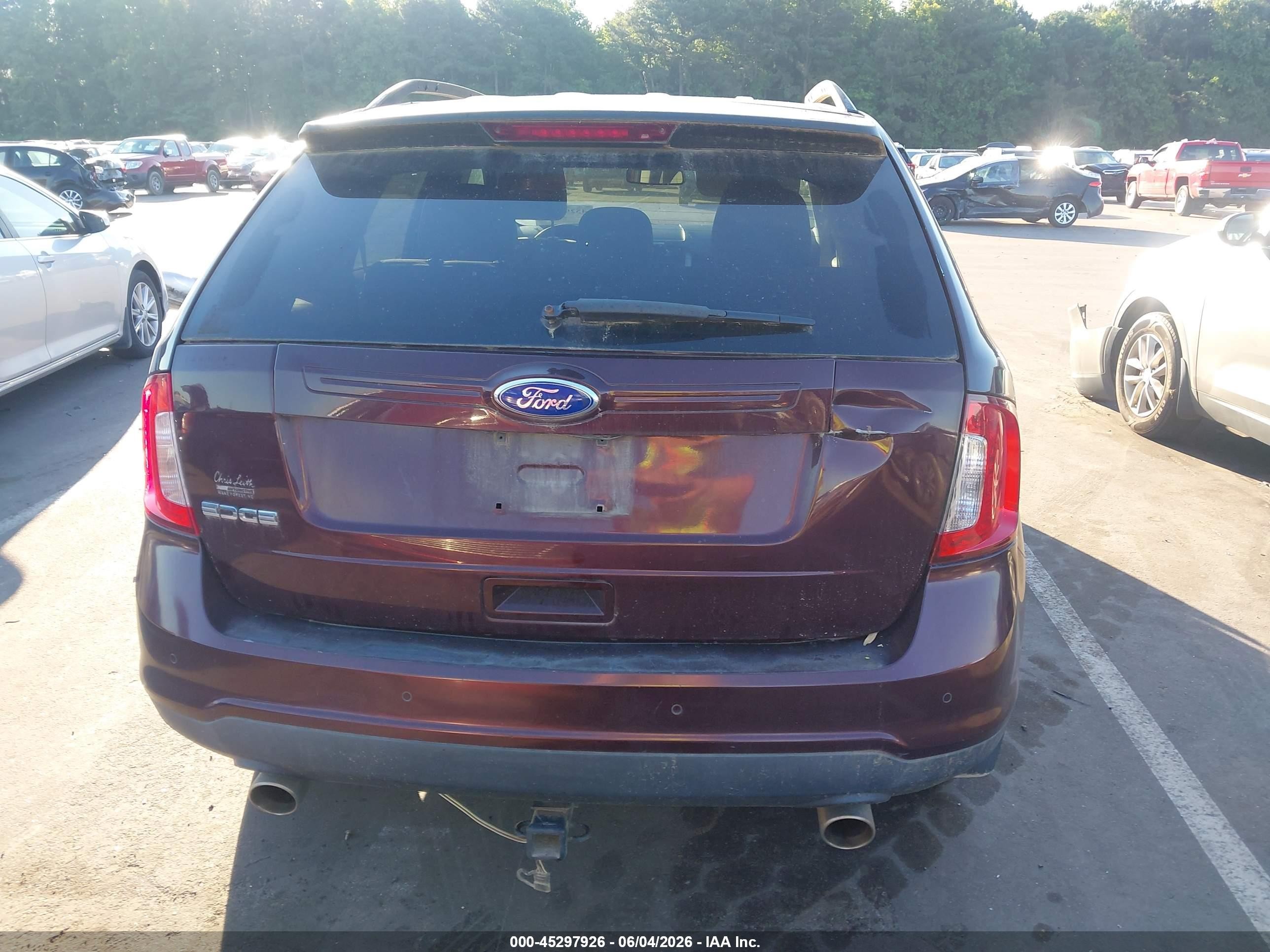 2011 Ford Edge Se Maroon vin: 2FMDK3GC0BBB12582