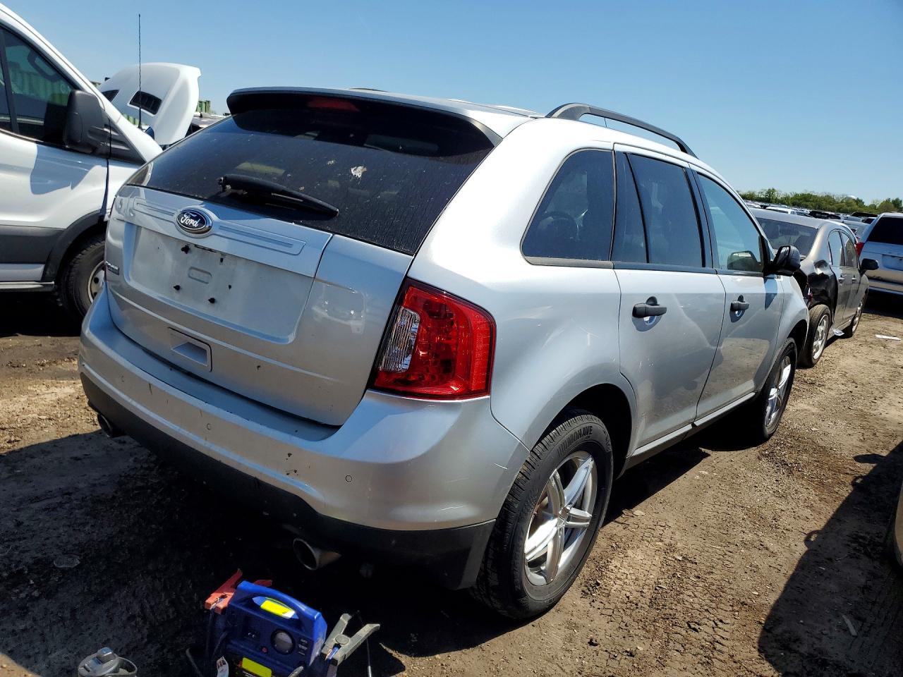 2012 Ford Edge Silver vin: 2FMDK3GC0CBA67757