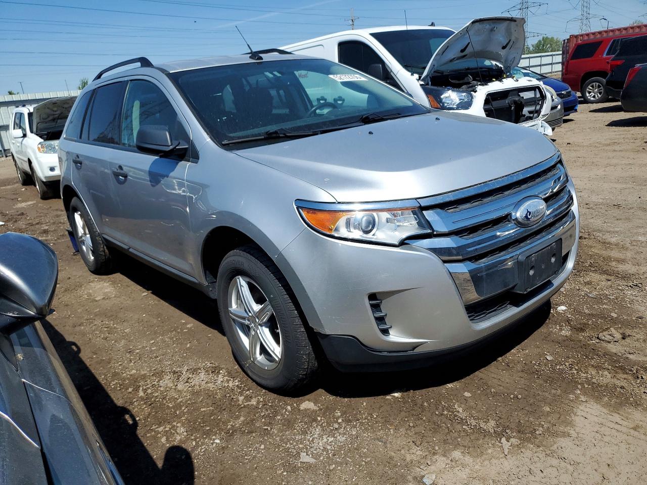 2012 Ford Edge Silver vin: 2FMDK3GC0CBA67757