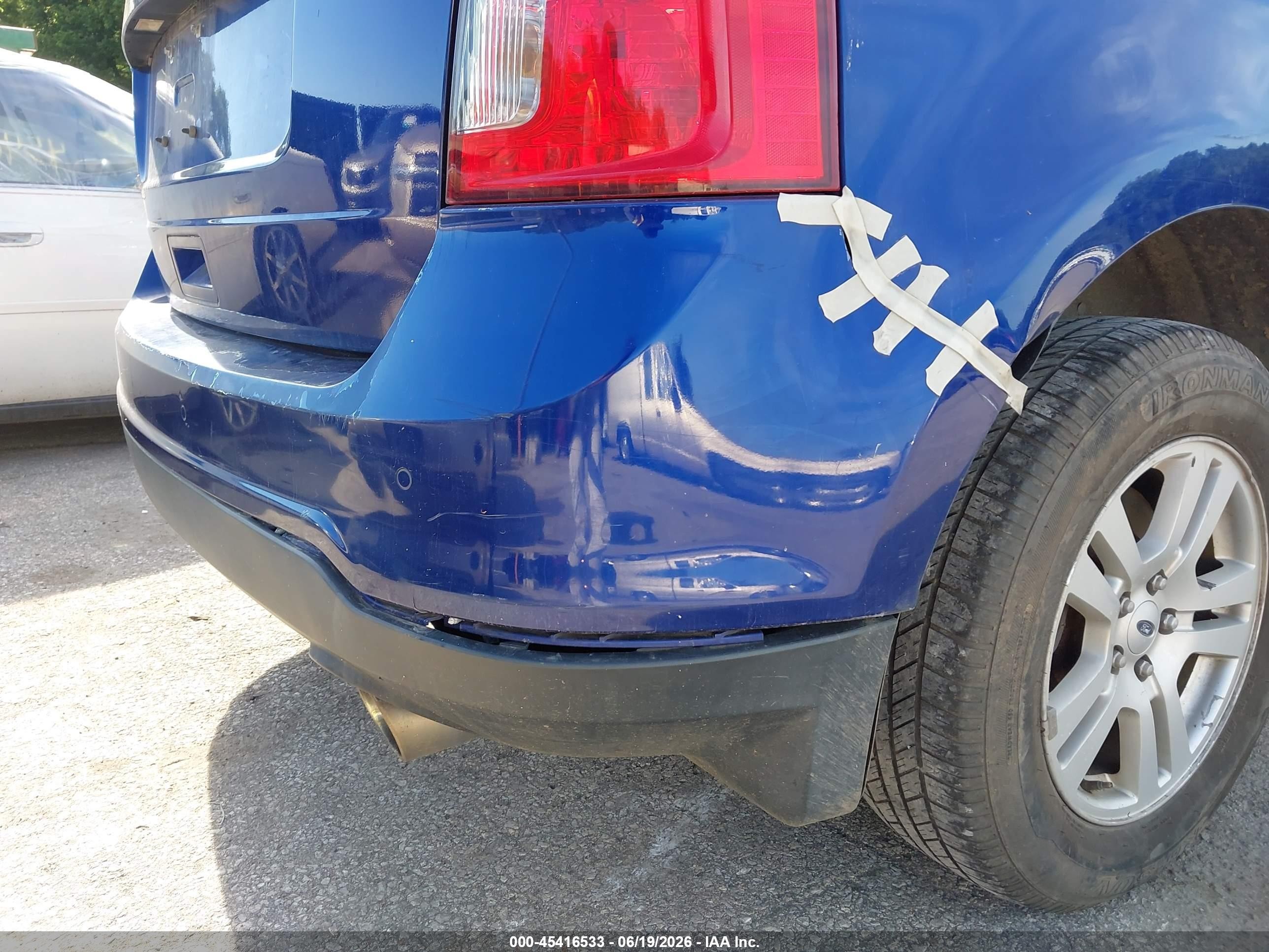 2013 Ford Edge Se Blue vin: 2FMDK3GC0DBA13120