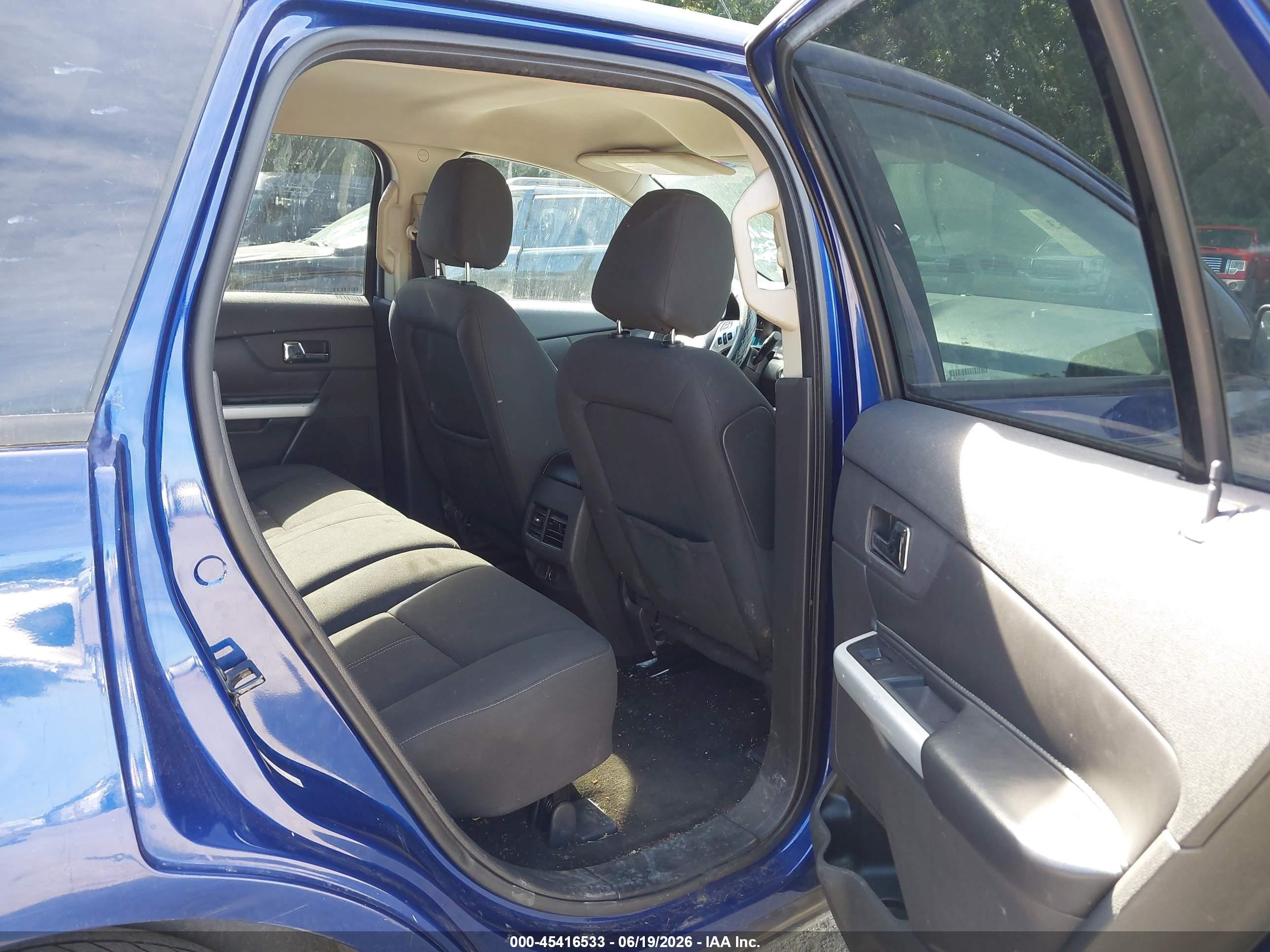 2013 Ford Edge Se Blue vin: 2FMDK3GC0DBA13120