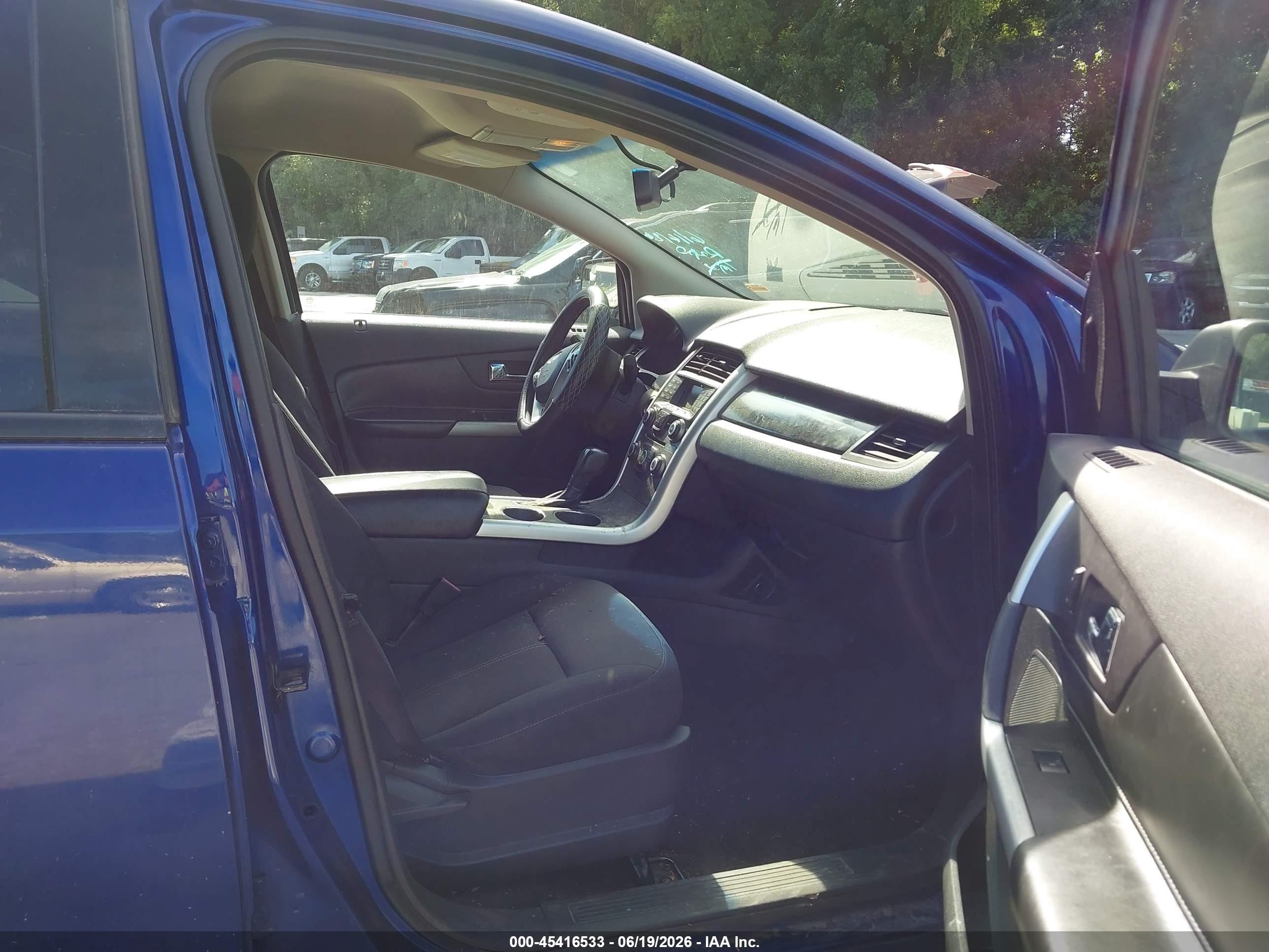 2013 Ford Edge Se Blue vin: 2FMDK3GC0DBA13120