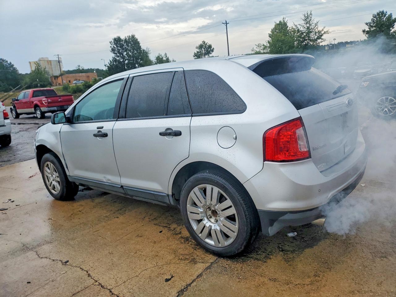 2013 Ford Edge Se Silver vin: 2FMDK3GC0DBA25378