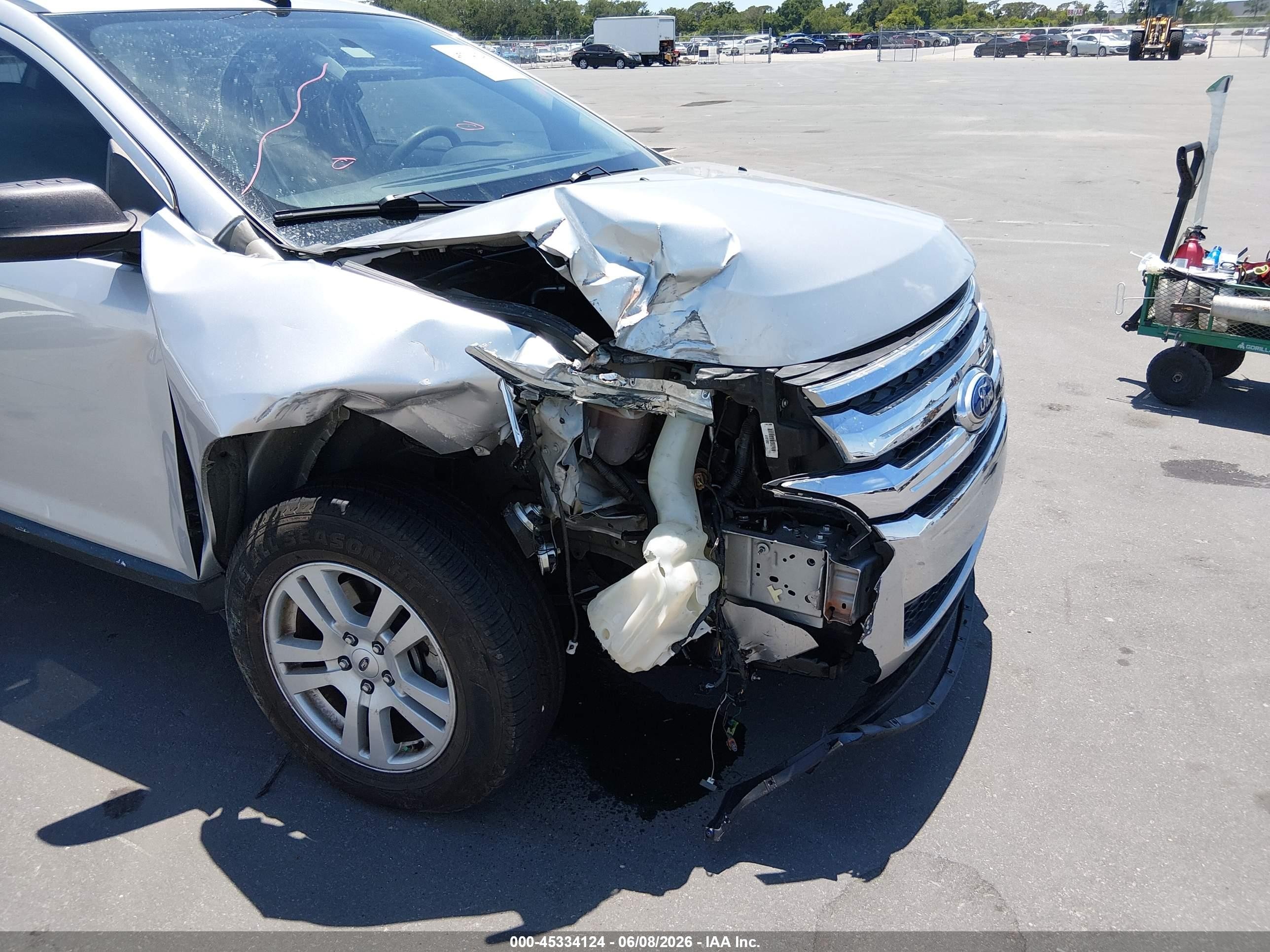 2013 Ford Edge Se Silver vin: 2FMDK3GC0DBA43511