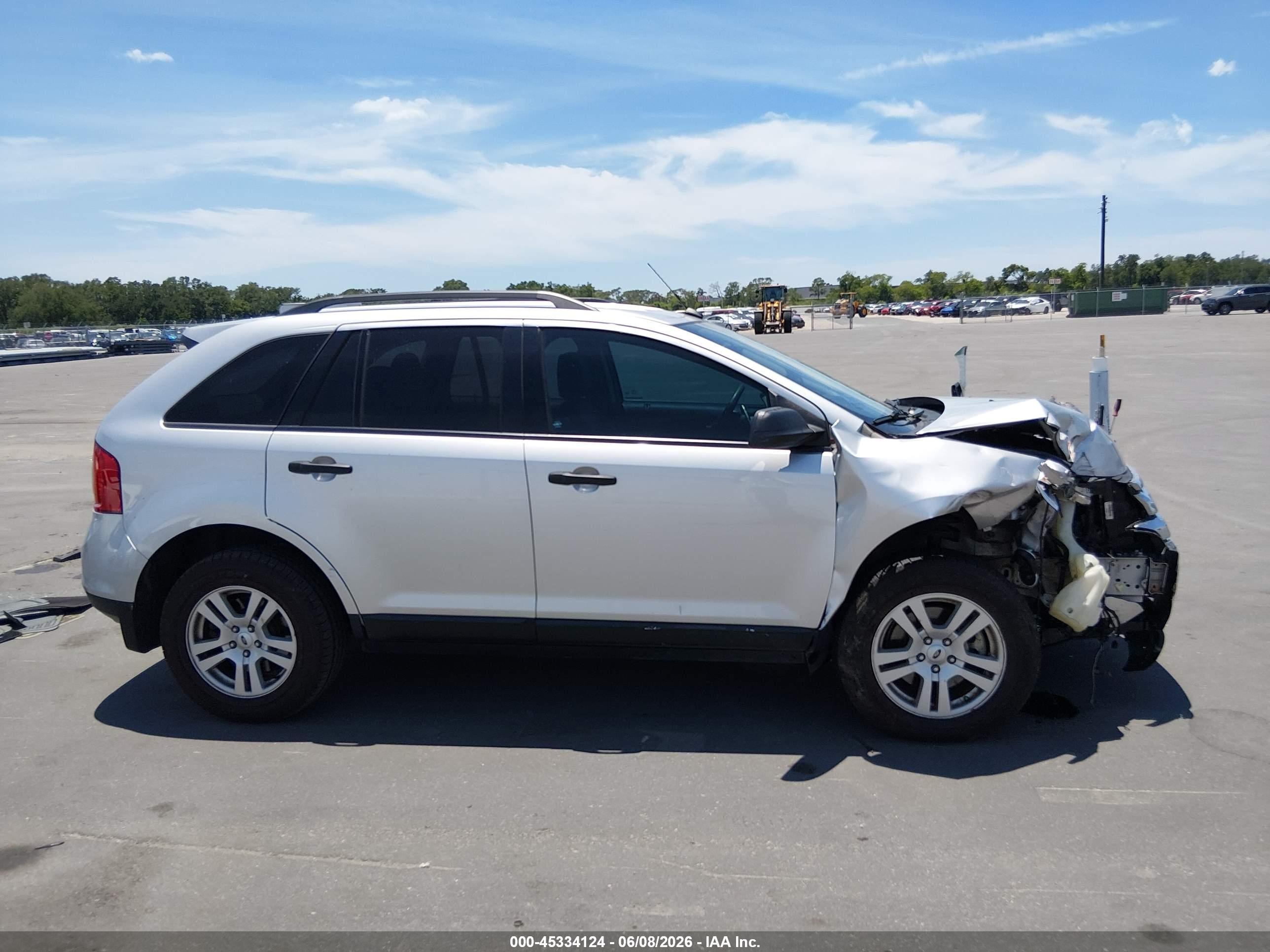 2013 Ford Edge Se Silver vin: 2FMDK3GC0DBA43511