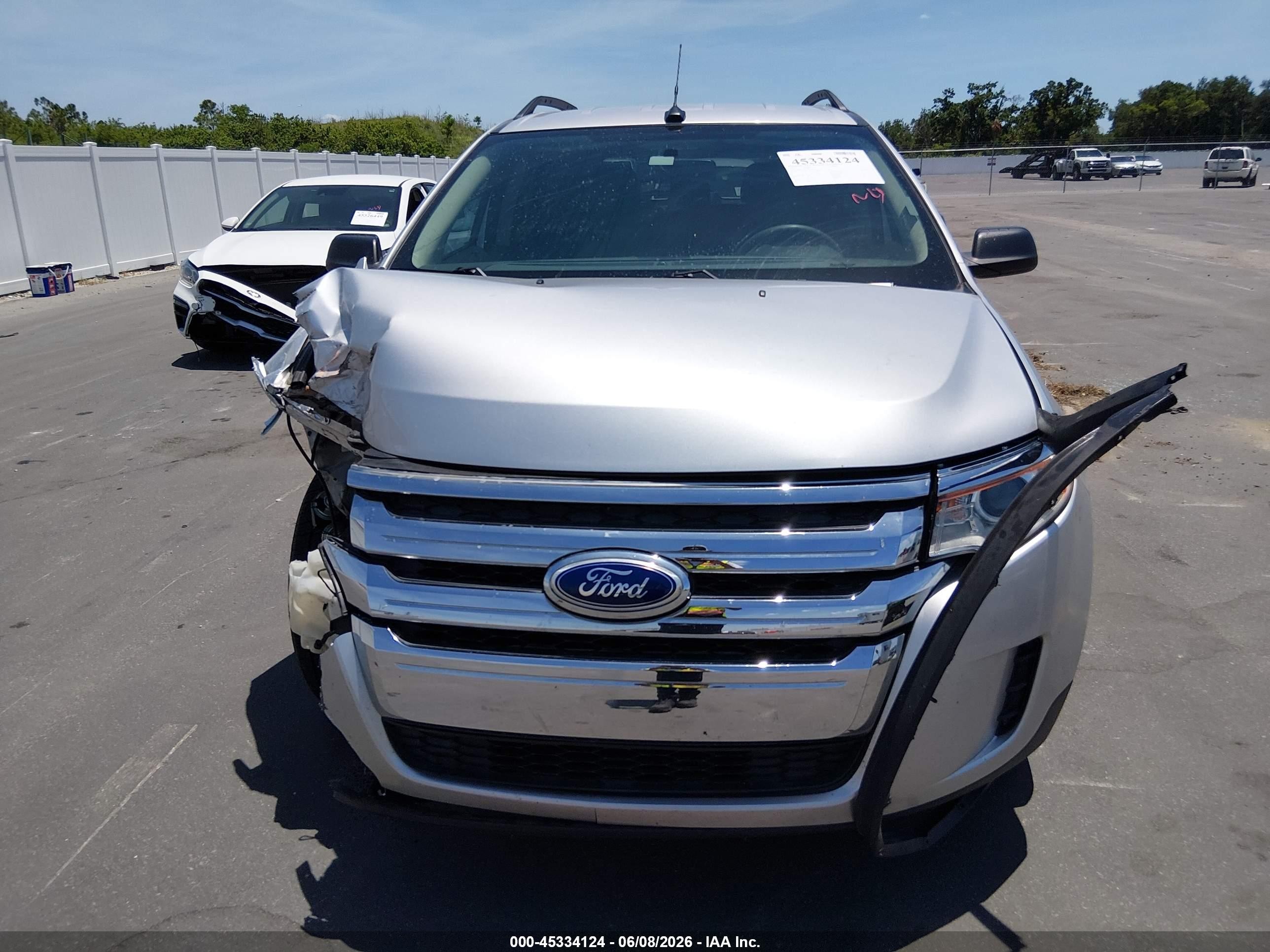 2013 Ford Edge Se Silver vin: 2FMDK3GC0DBA43511