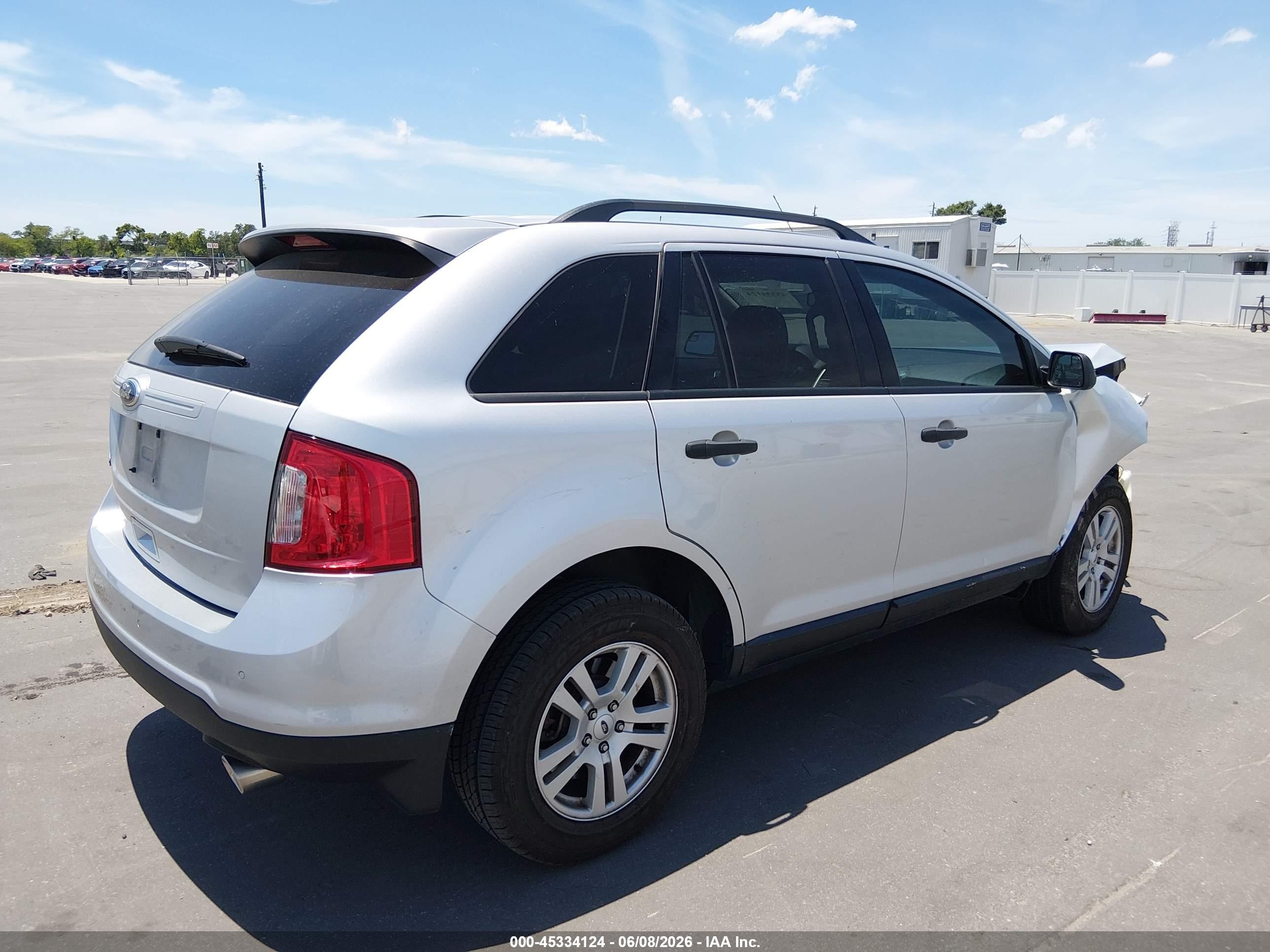 2013 Ford Edge Se Silver vin: 2FMDK3GC0DBA43511