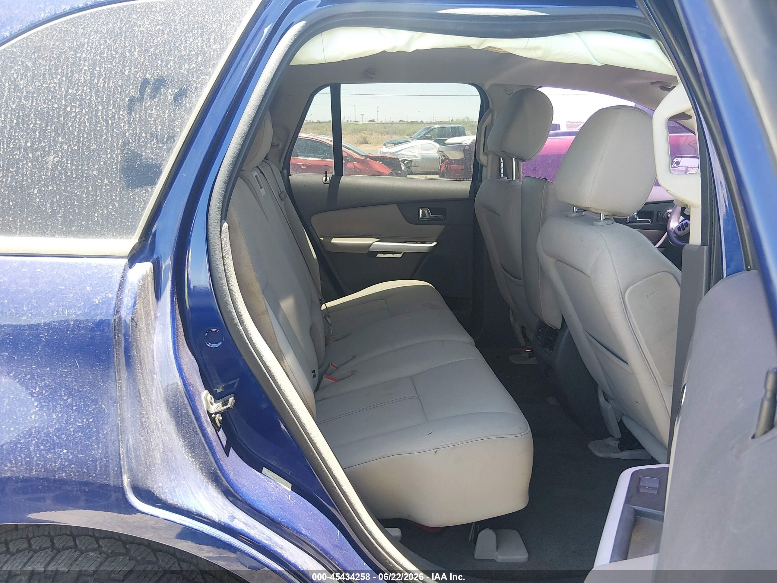 2013 Ford Edge Se Blue vin: 2FMDK3GC0DBA58347