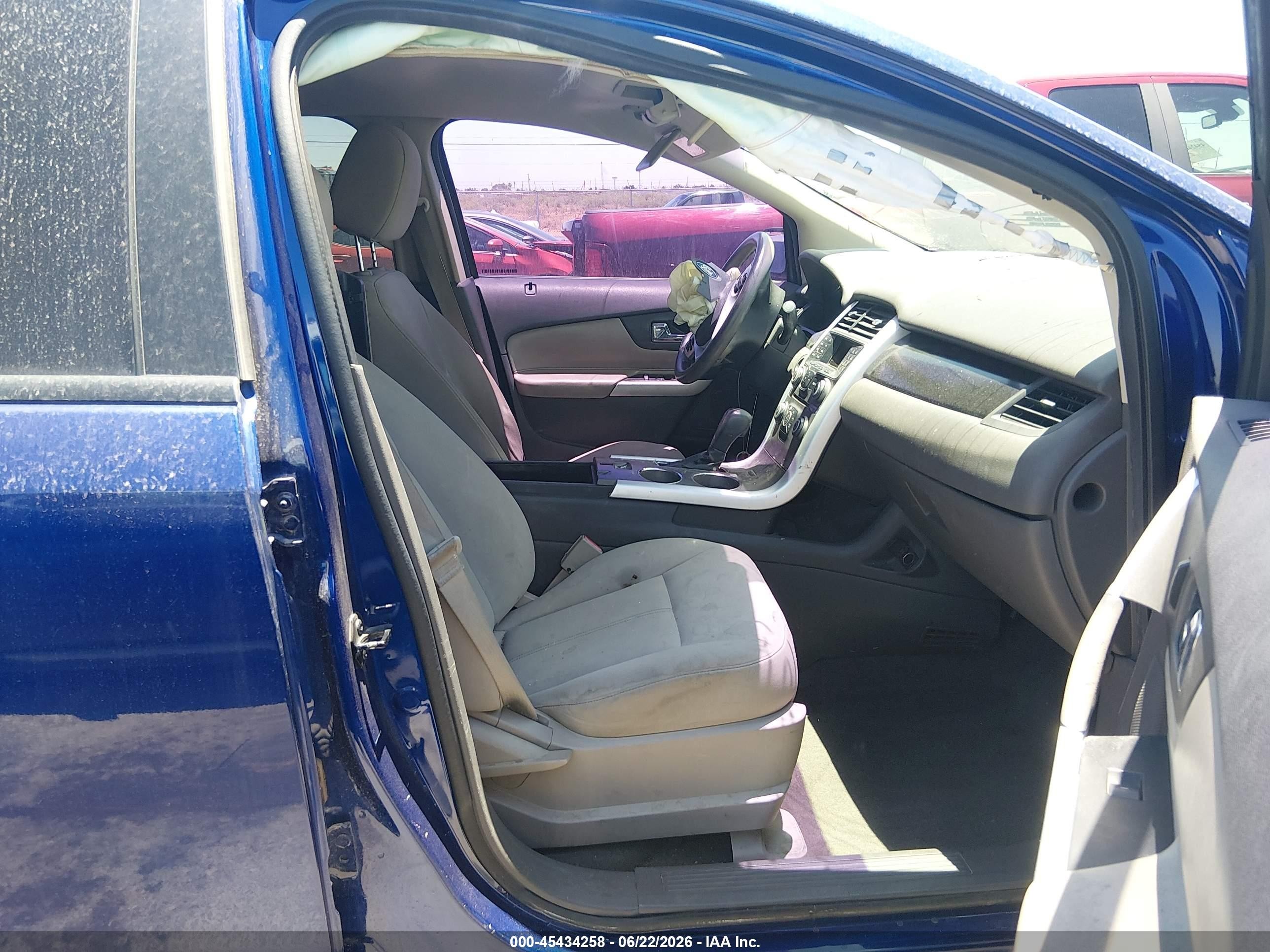2013 Ford Edge Se Blue vin: 2FMDK3GC0DBA58347