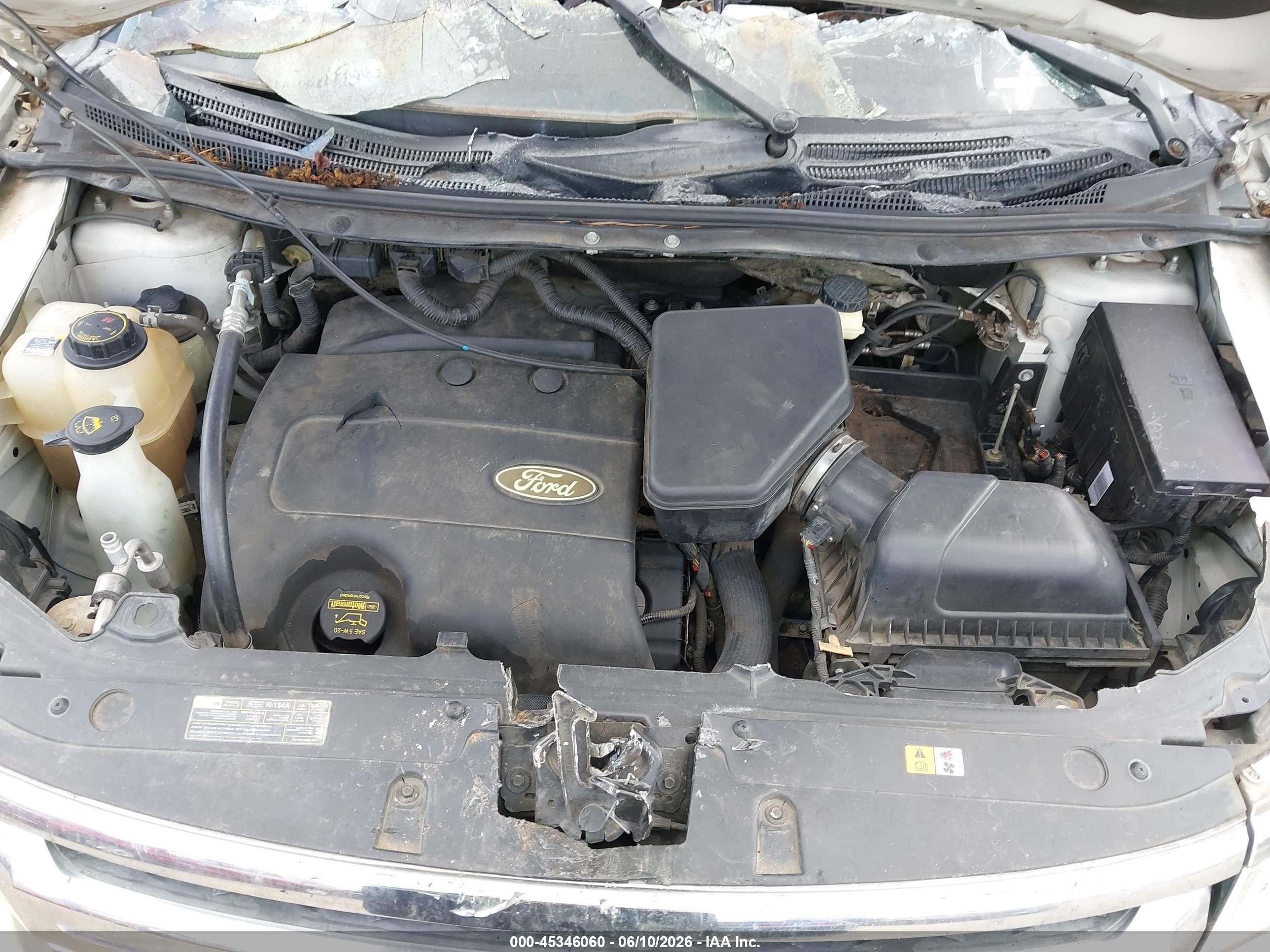 2013 Ford Edge Se White vin: 2FMDK3GC0DBB36934