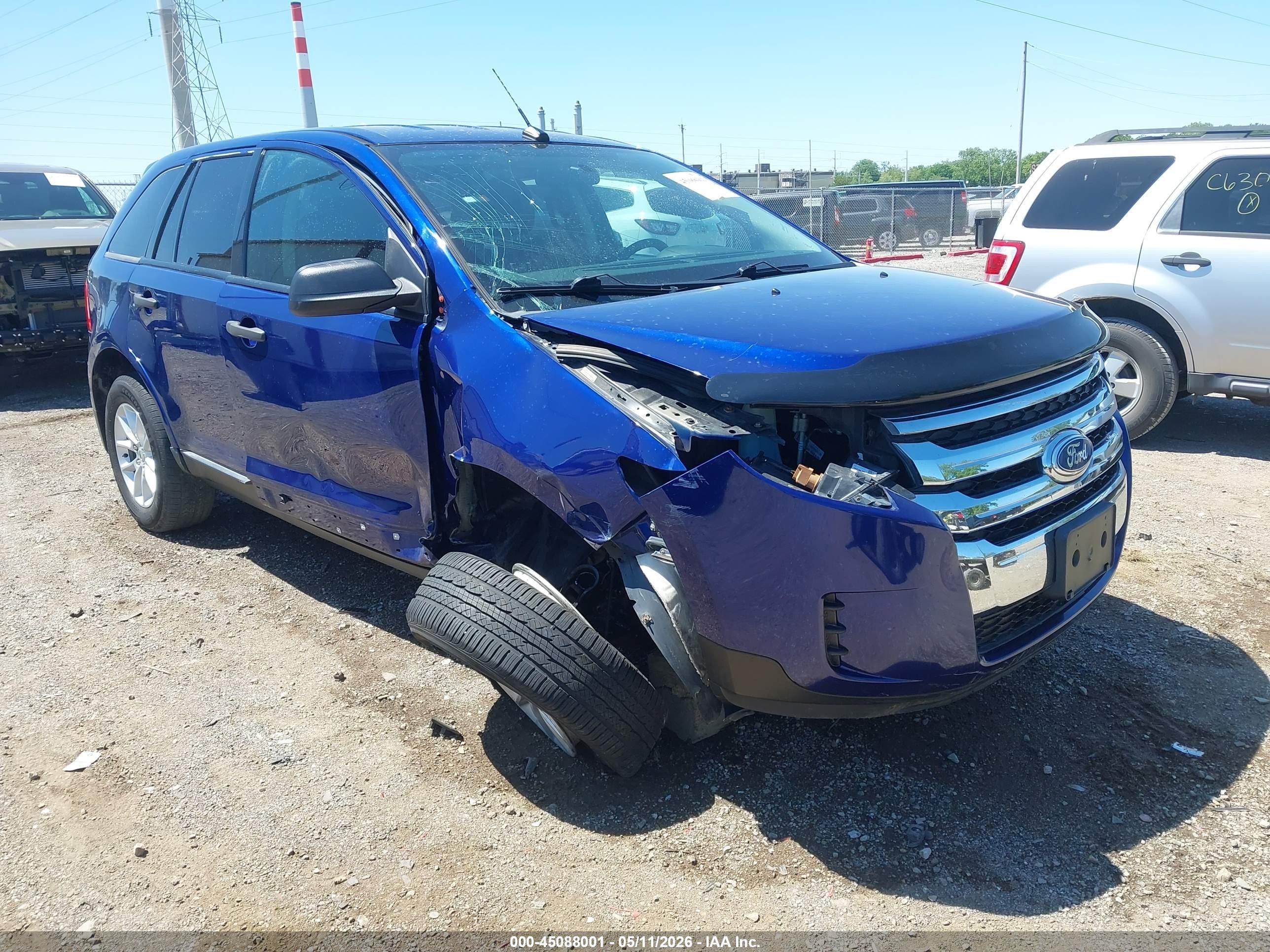 2013 Ford Edge Se Синий vin: 2FMDK3GC0DBE06700