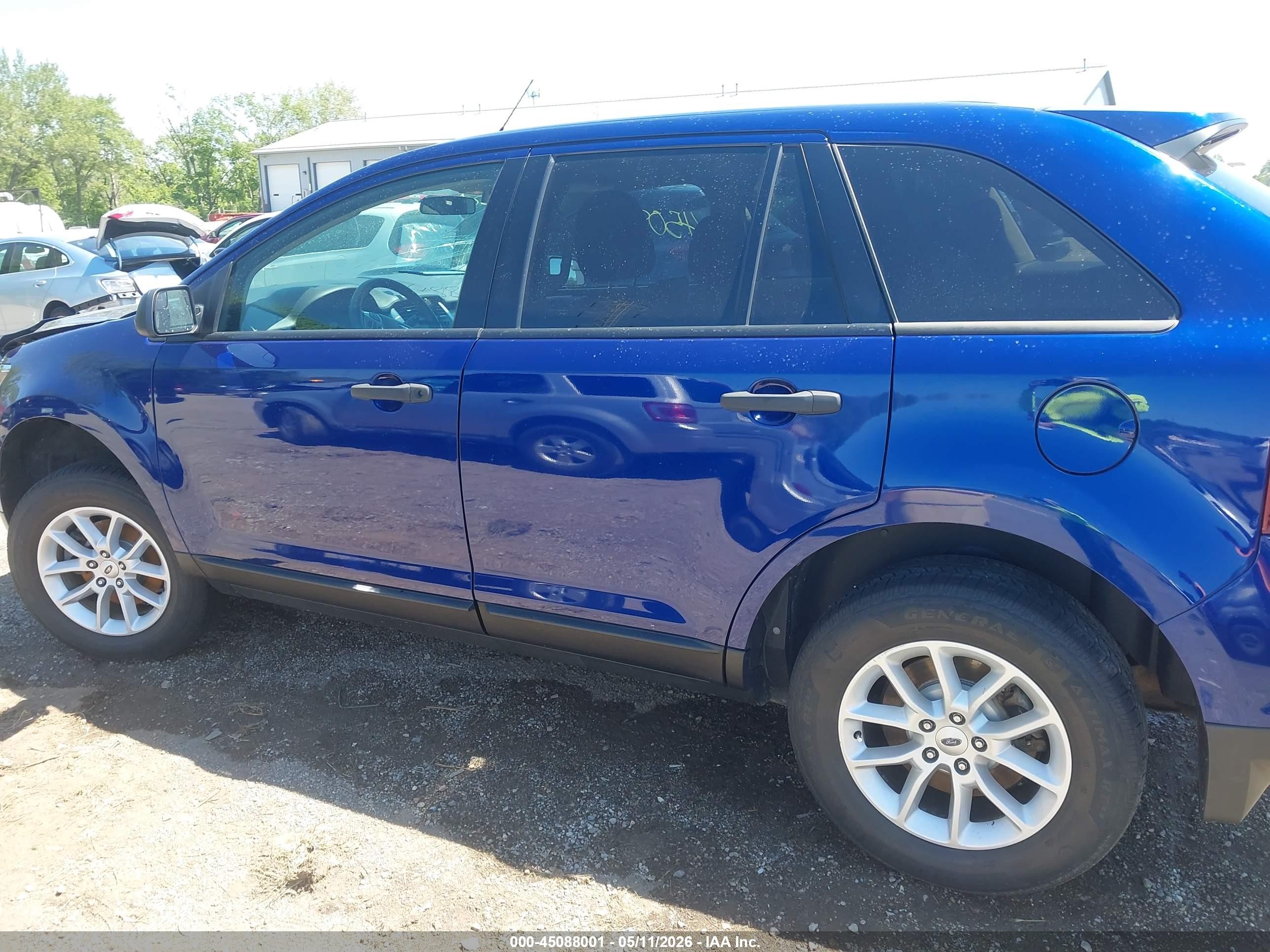 2013 Ford Edge Se Синий vin: 2FMDK3GC0DBE06700